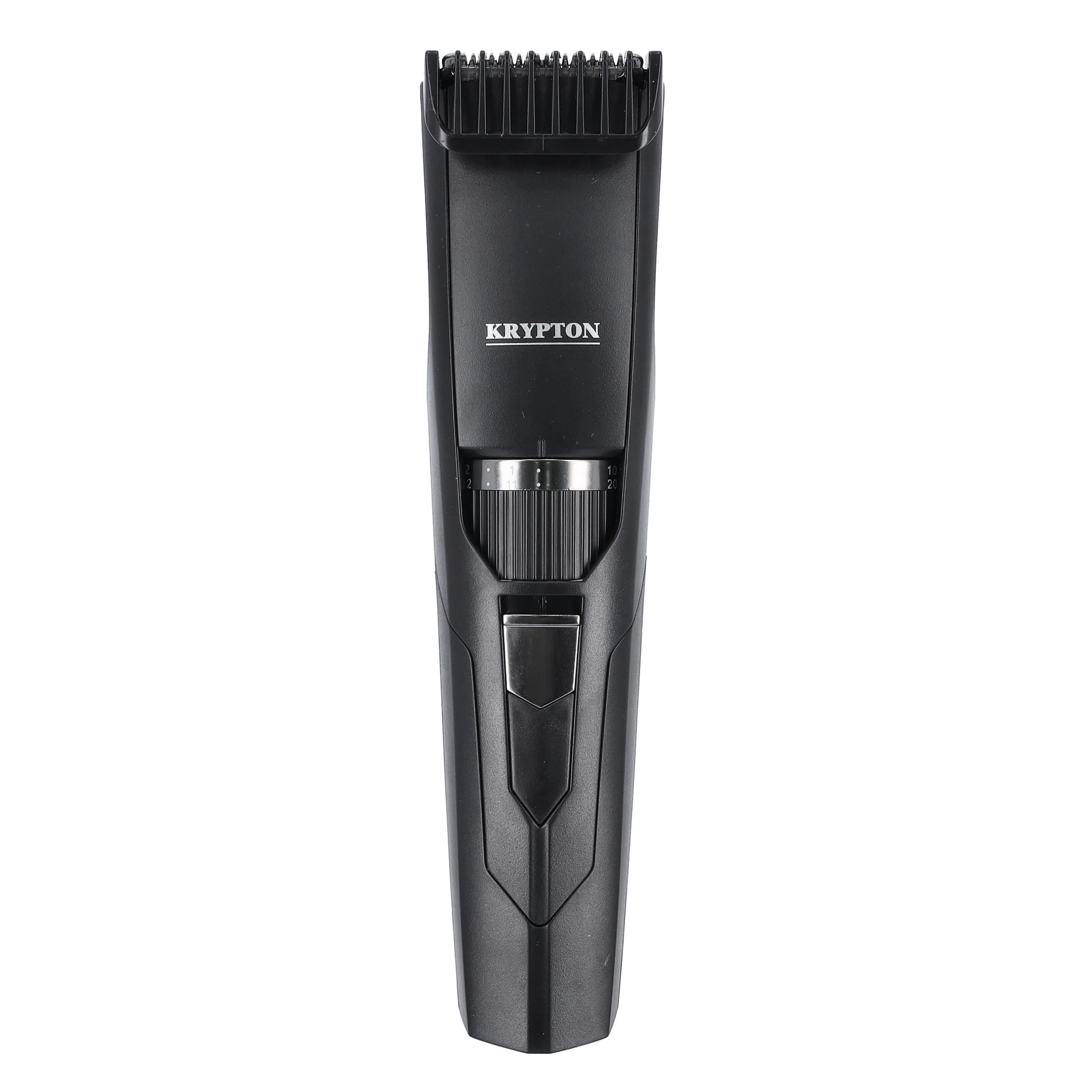 Krypton KNTR5418 professional trimmer| stainless steel blade, 20 length settings & 60 min runtime| USB charging, cord/cordless use & washable blades for grooming|