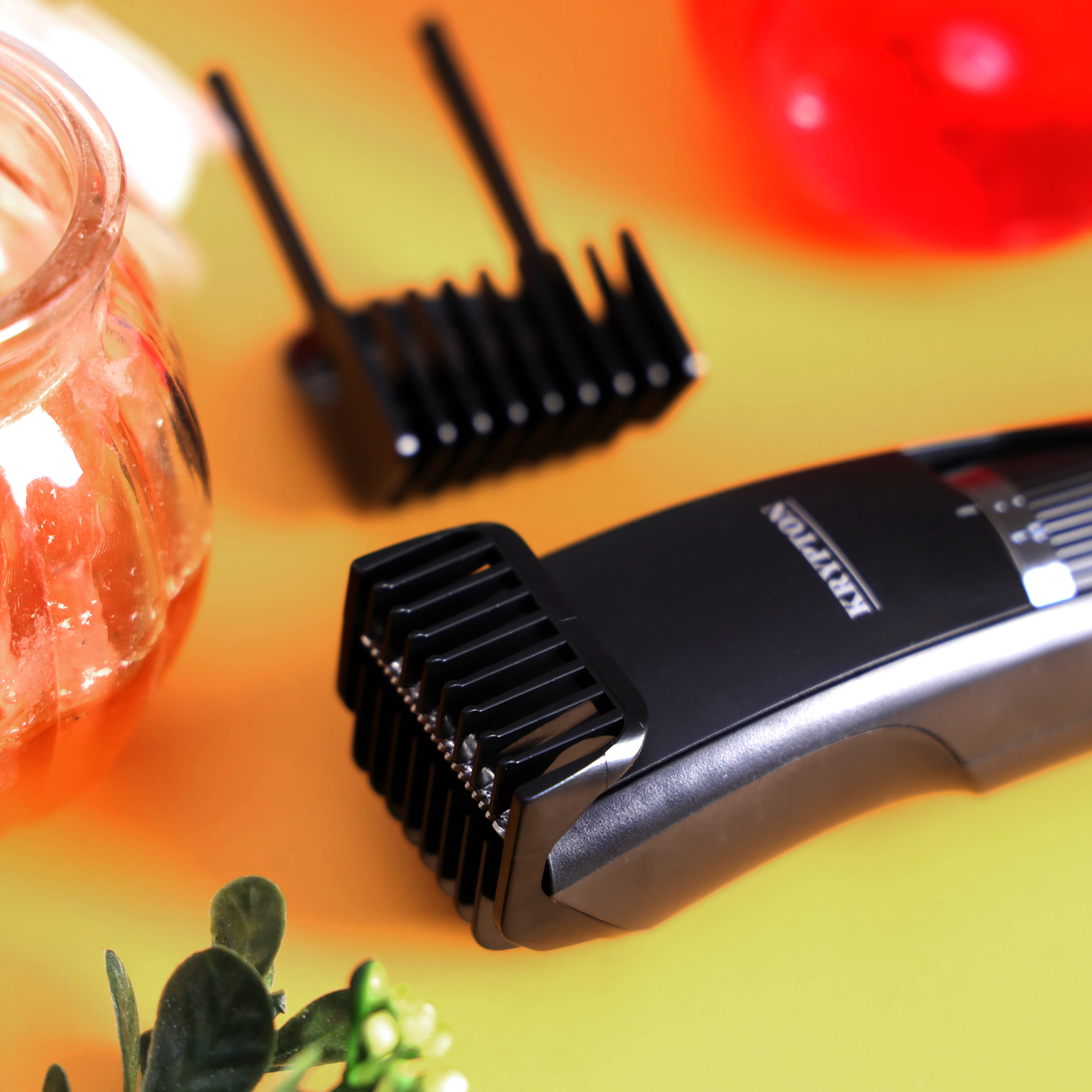 Krypton KNTR5418 professional trimmer| stainless steel blade, 20 length settings & 60 min runtime| USB charging, cord/cordless use & washable blades for grooming| - Image 4