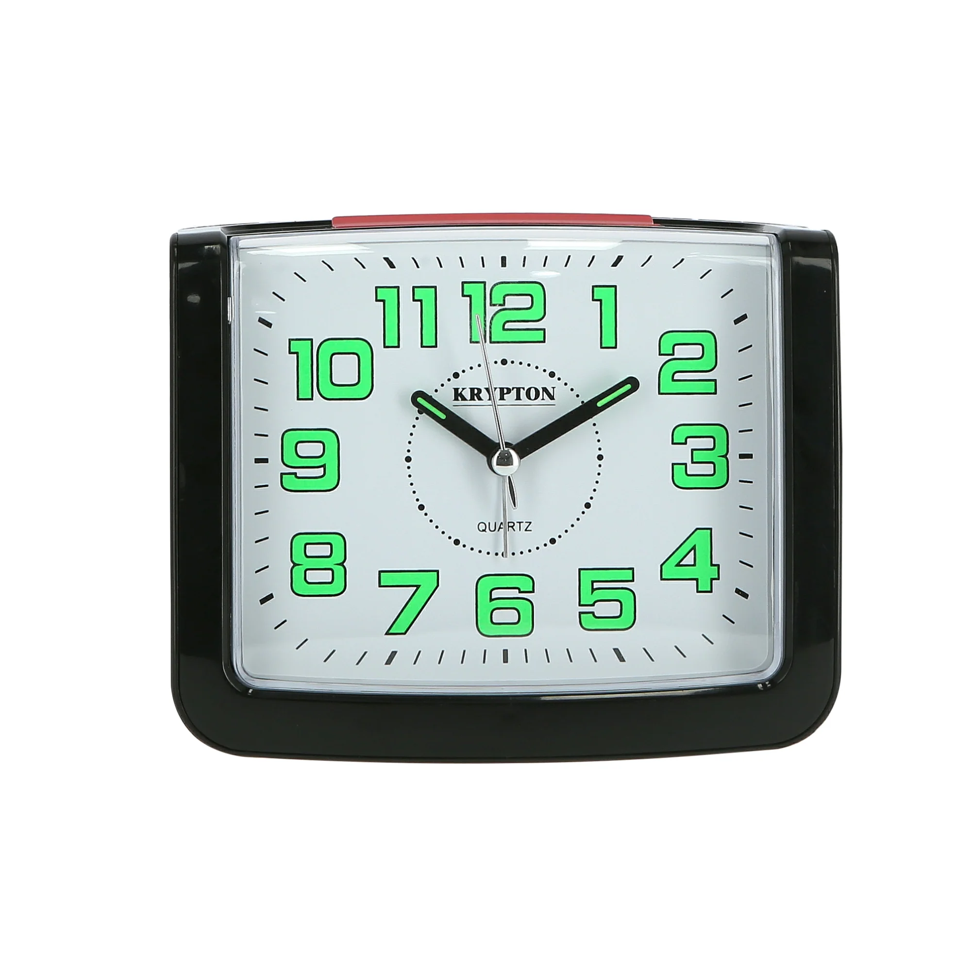 Krypton KNWC6117 bell alarm clock| loud alarm, luminous hands and clear easy to read dial| durable stylish design and reliable timekeeping for bedside home use|