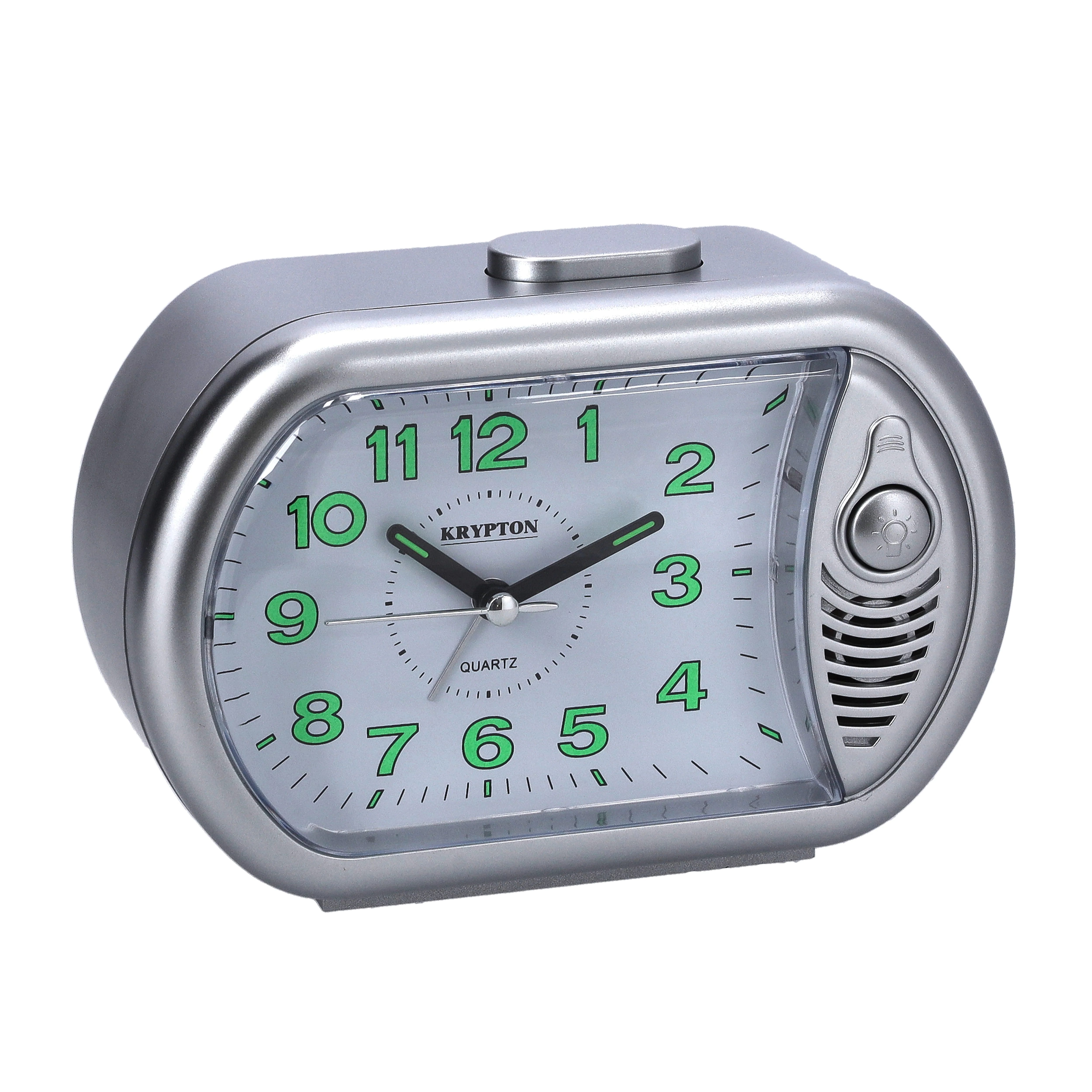 Krypton KNWC6292 Bell Alarm Clock| loud alarm, luminous hands and stylish design| beep and light functions, and reliable battery operation for easy everyday use|