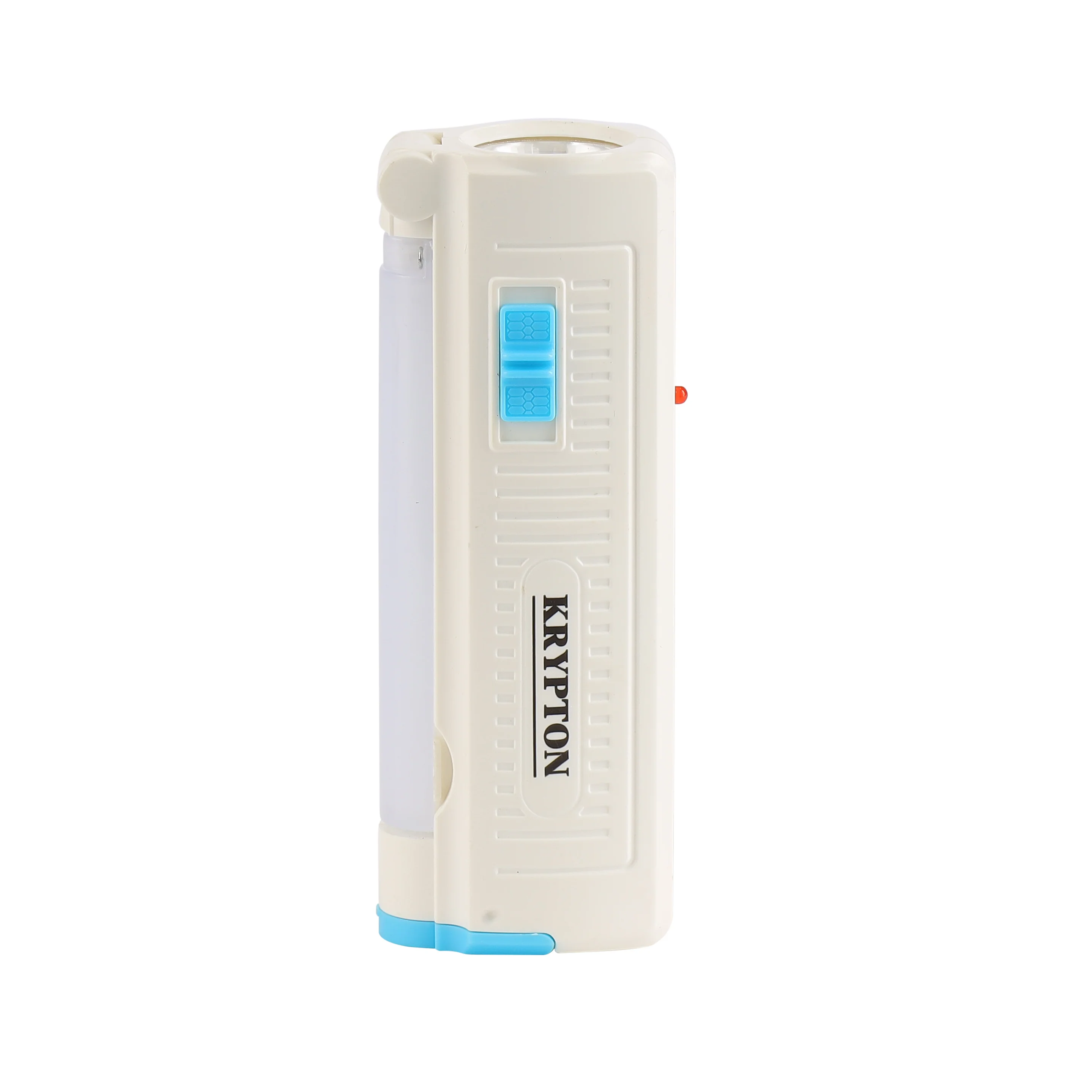 Krypton Rechargeable LED Lantern with Torch | 4V 600mAh Emergency Light featuring 8 high-power LEDs, dual lighting modes, portable design, and reliable backup lighting| - Image 2