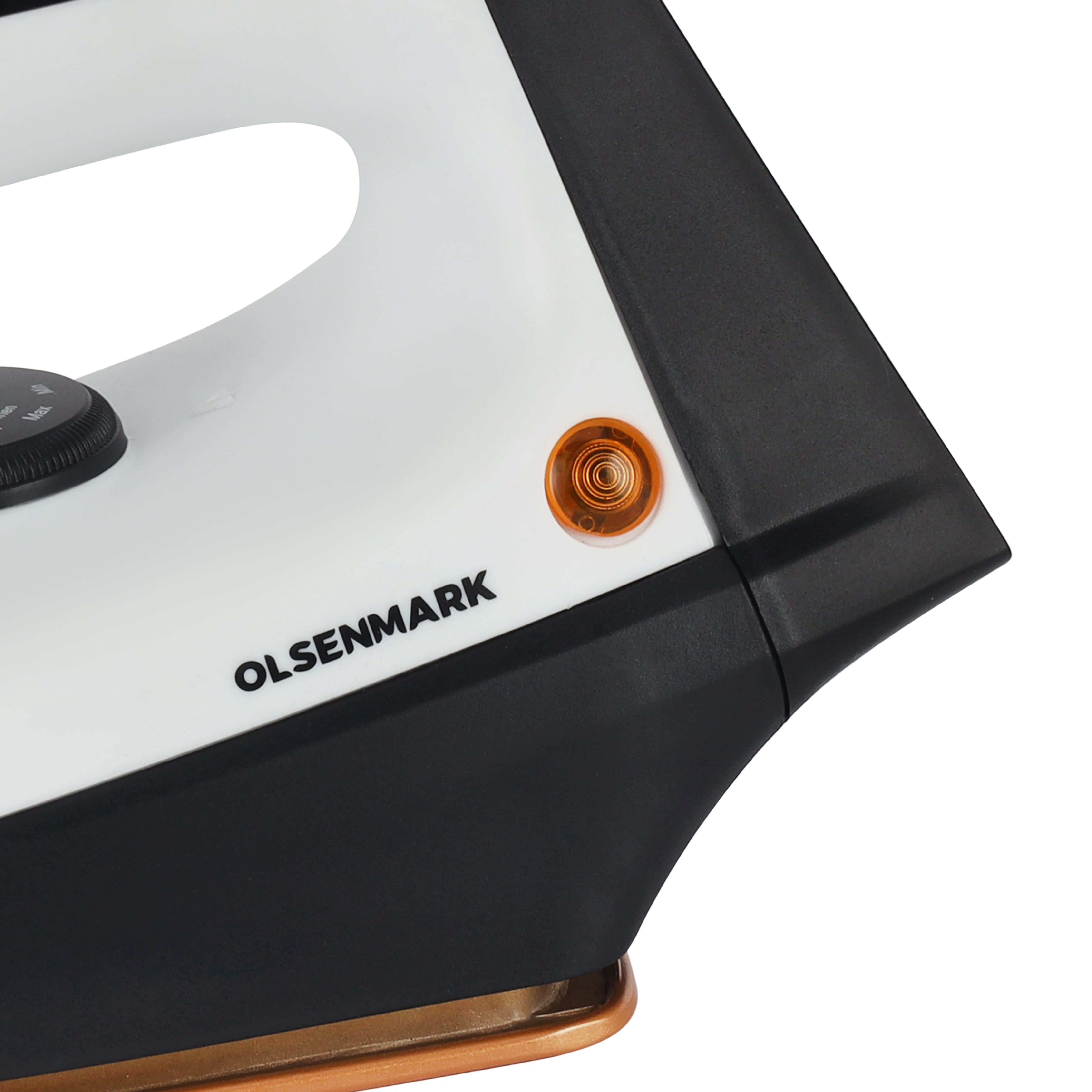 Olsenmark Heavy Duty Dry Iron- OMDI1716/ Ironing Machine with Ceramic Coating Soleplate, Adjustable Temperature Setting, Suitable for All Kinds of Fabric/ Equipped with Safety Features and Pilot Lamp/ 2 Years Warranty, White and Black - Image 7