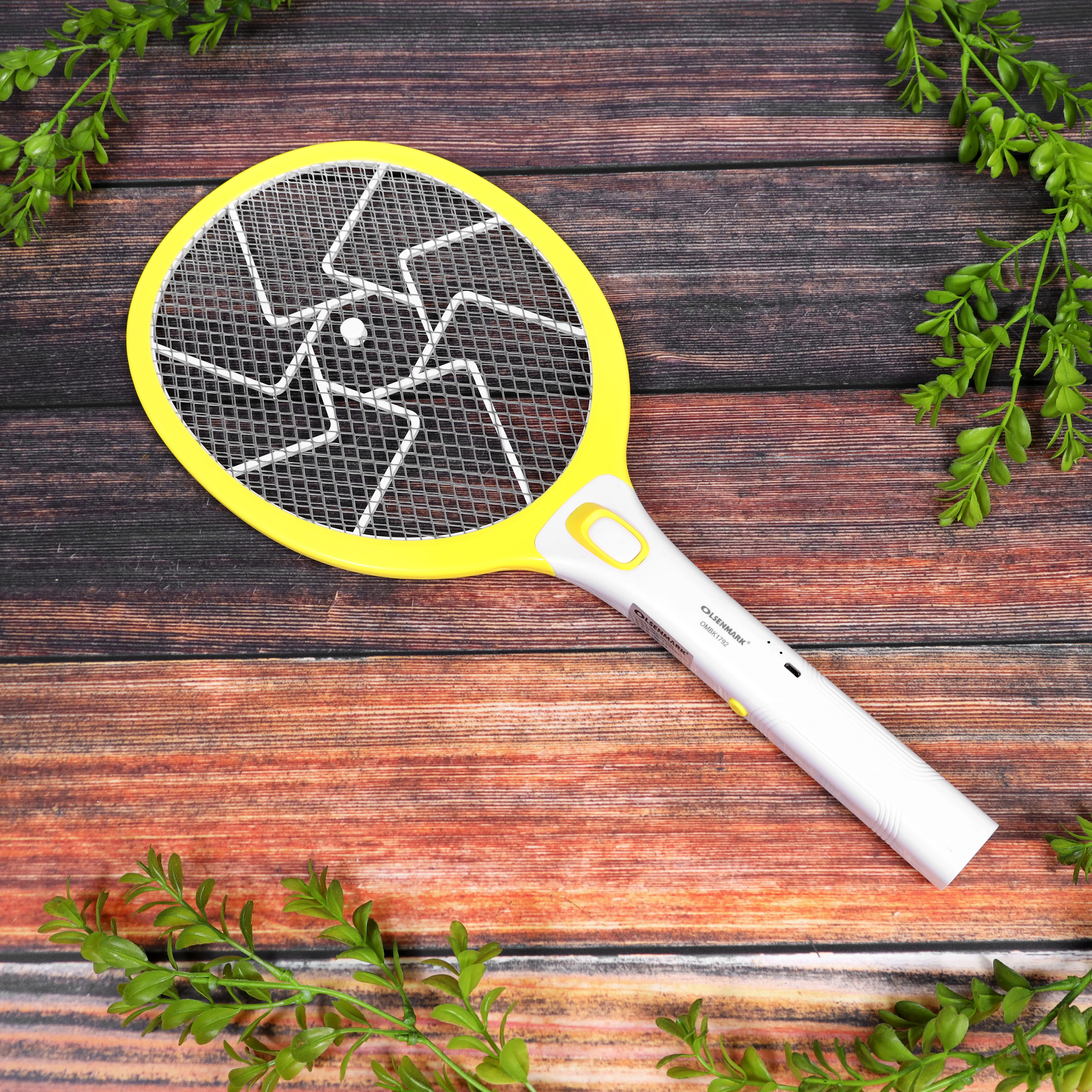 Olsenmark OMBK1792 Rechargeable Mosquito Swatter| safe, durable design, long-lasting battery & ergonomic handle| powerful performance for effective insect control at home - Image 3