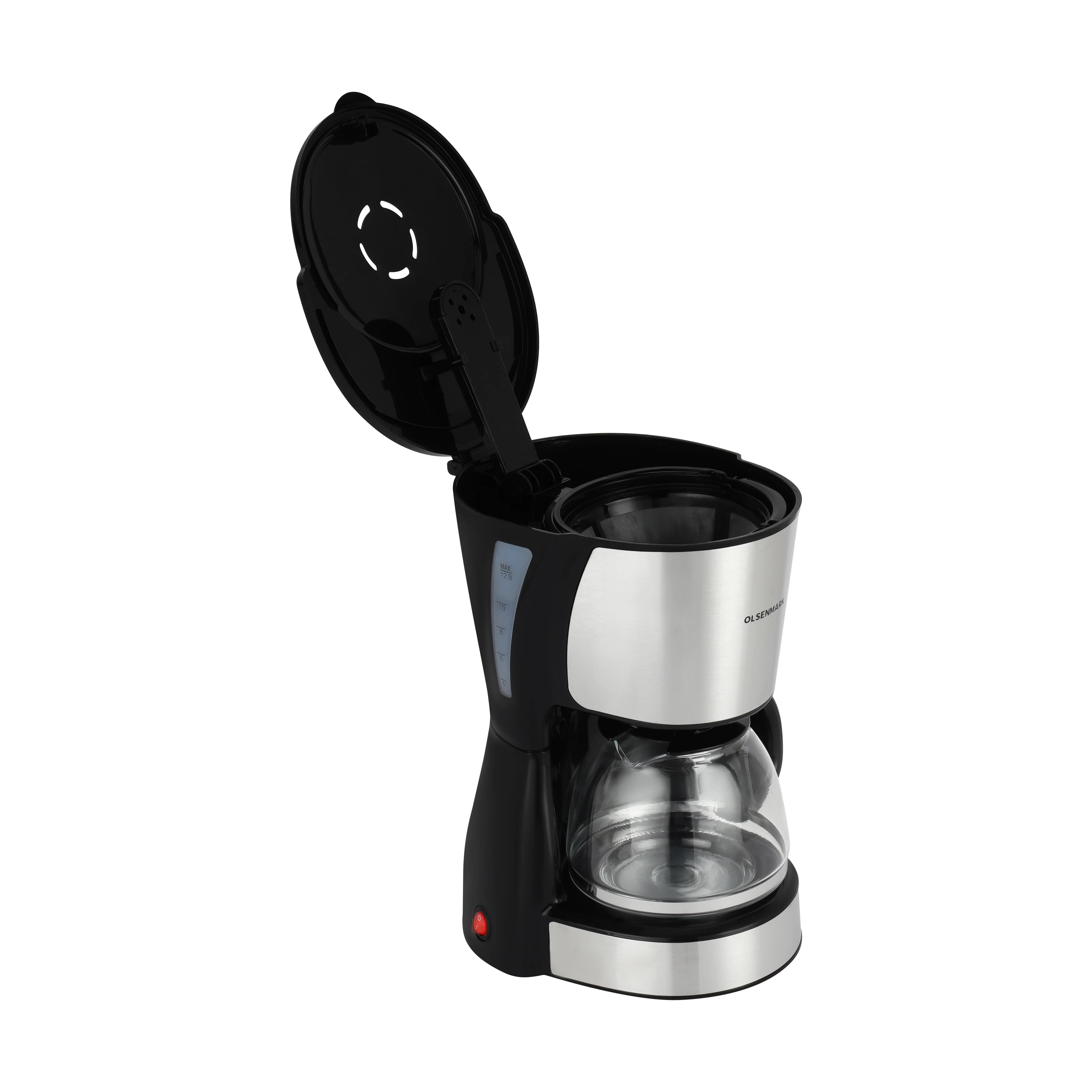 Olsenmark OMCM7063 Coffee Maker 12 Cups with 830W| features anti-drip system & ultra-fine filter| fast 5-minute brewing, easy operation, ideal for home and office use| - Image 3