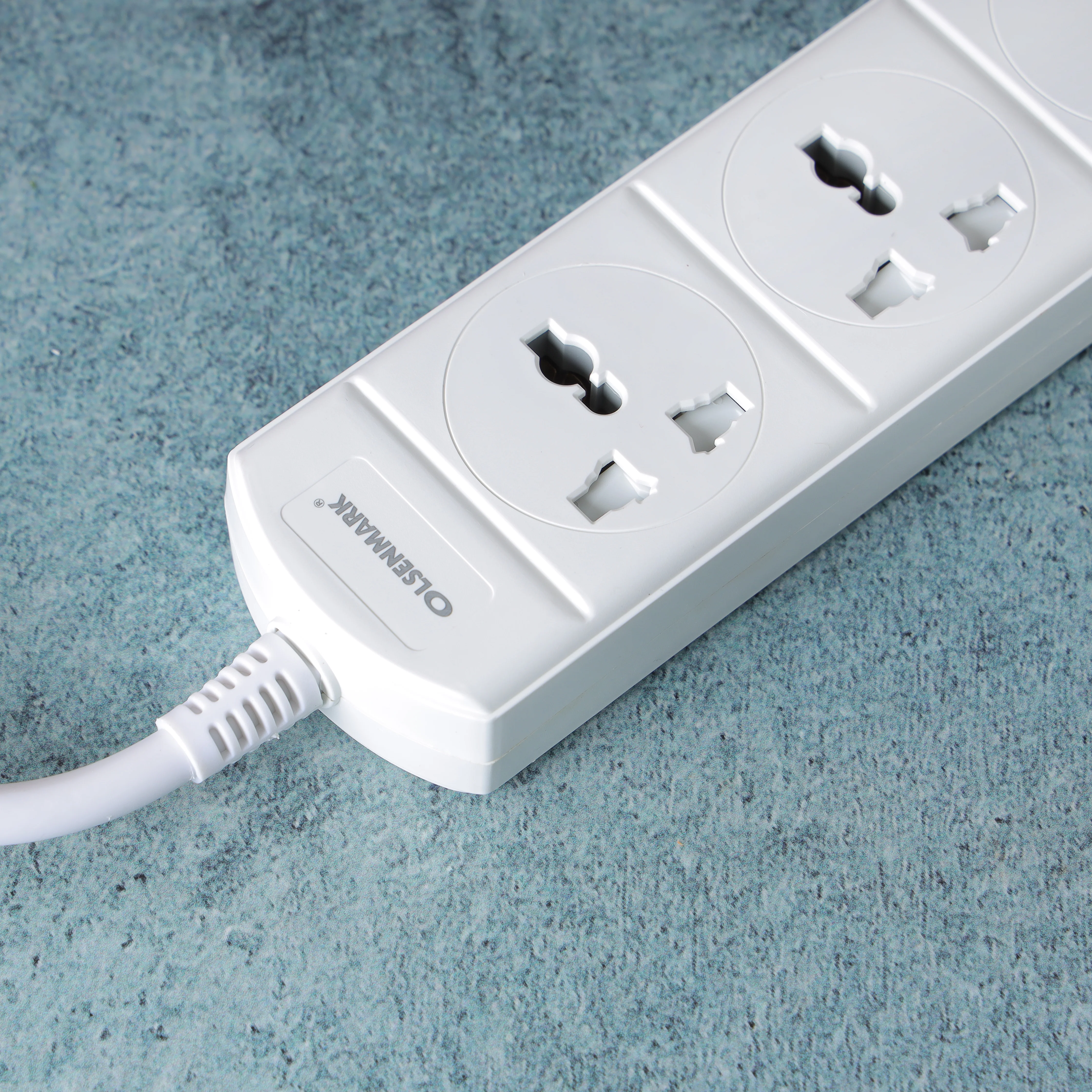 Olsenmark OMES1807 3 Way Universal Power Socket with Light| 13A 250V capacity, child safety & fireproof housing| a durable 2M cable for safe, convenient power extension| - Image 3