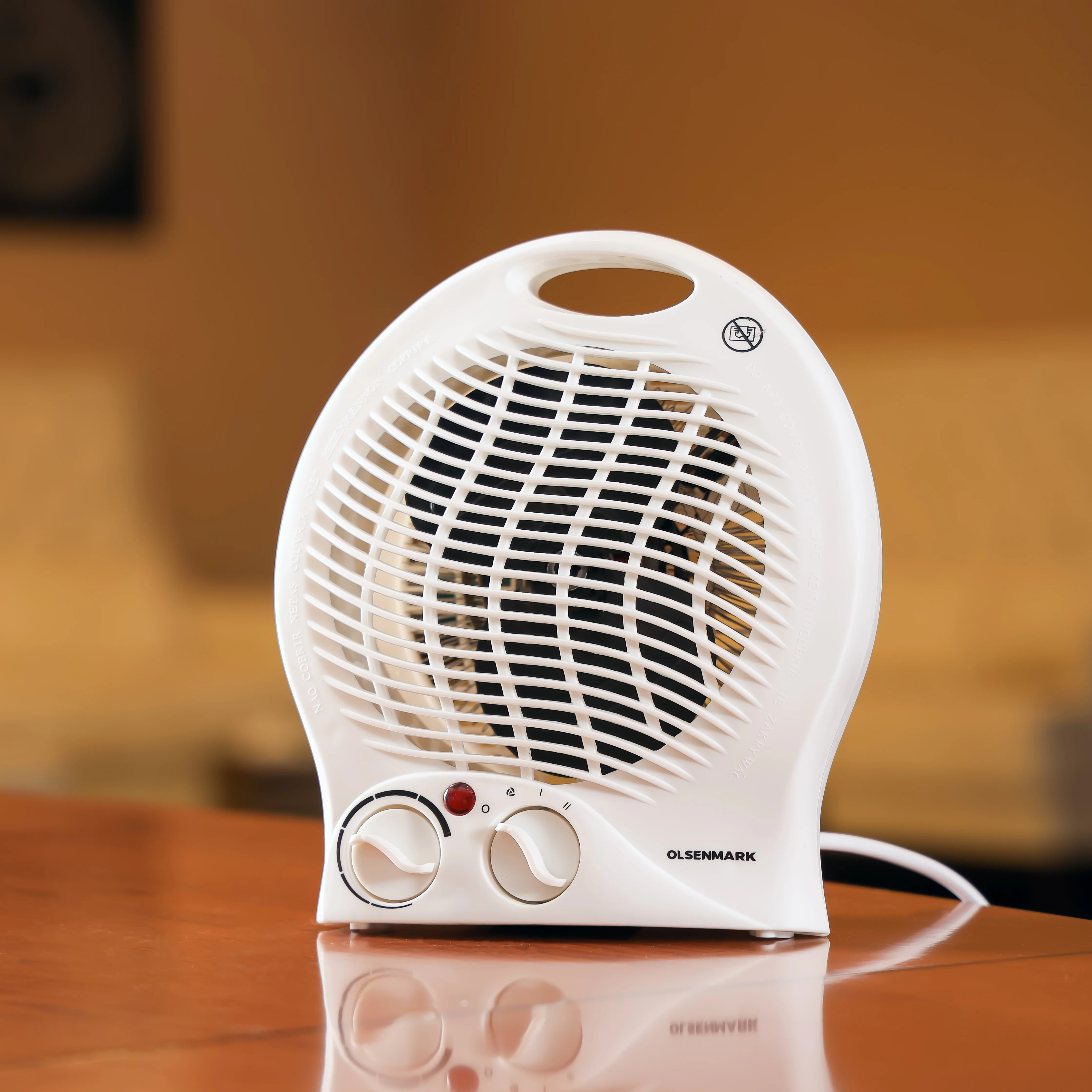 Olsenmark OMFH1737 Fan Heater| powerful 2000W heating with fan/warm/hot mode selection| adjustable thermostat control with overheat protection, indicator light| - Image 5