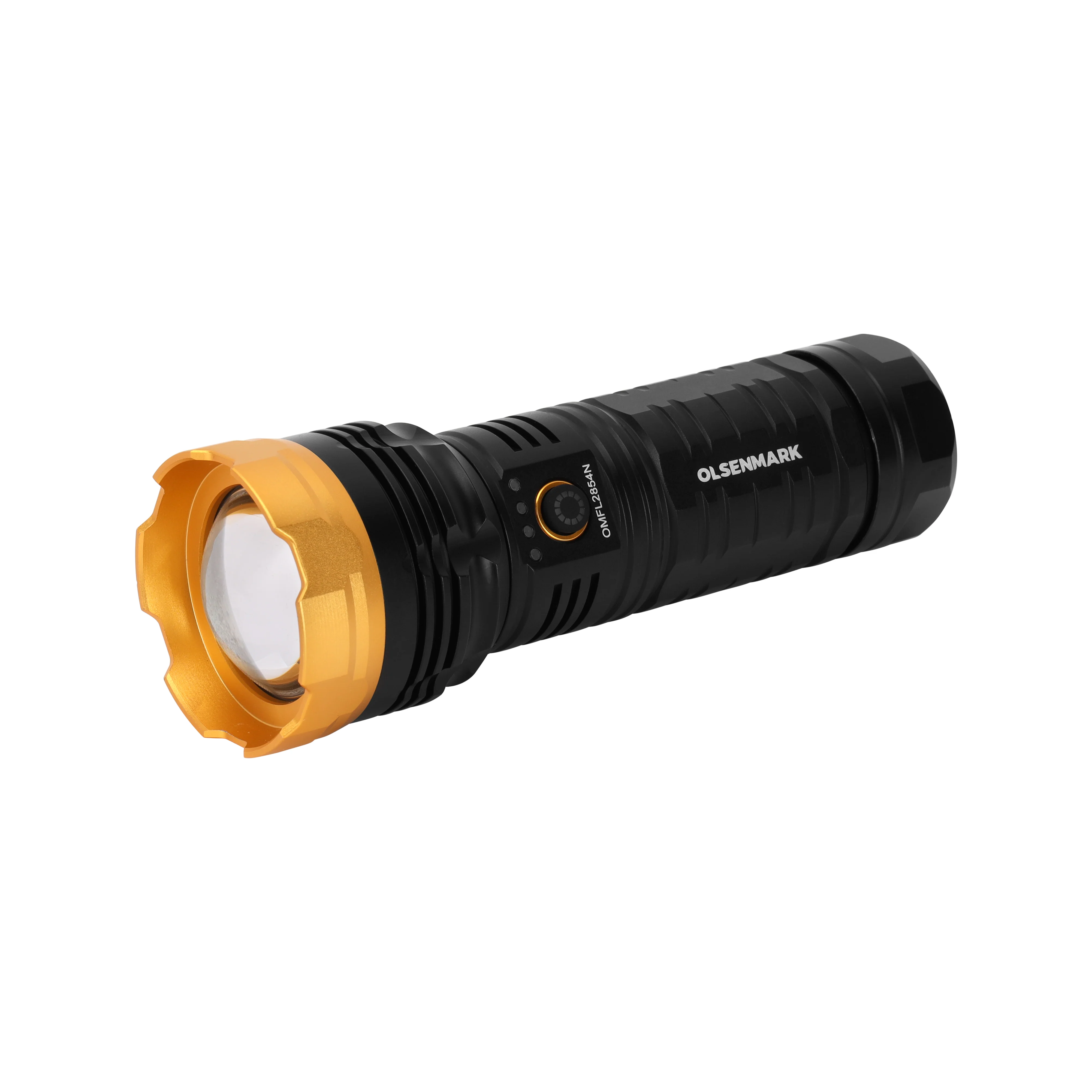 Olsenmark OMFL2854N Rechargeable LED Zoomable Flashlight 20W| White Laser LED with 1100 lumens & 20000mAh battery| Type-C charging, zoom beam and aluminum body| - Image 3