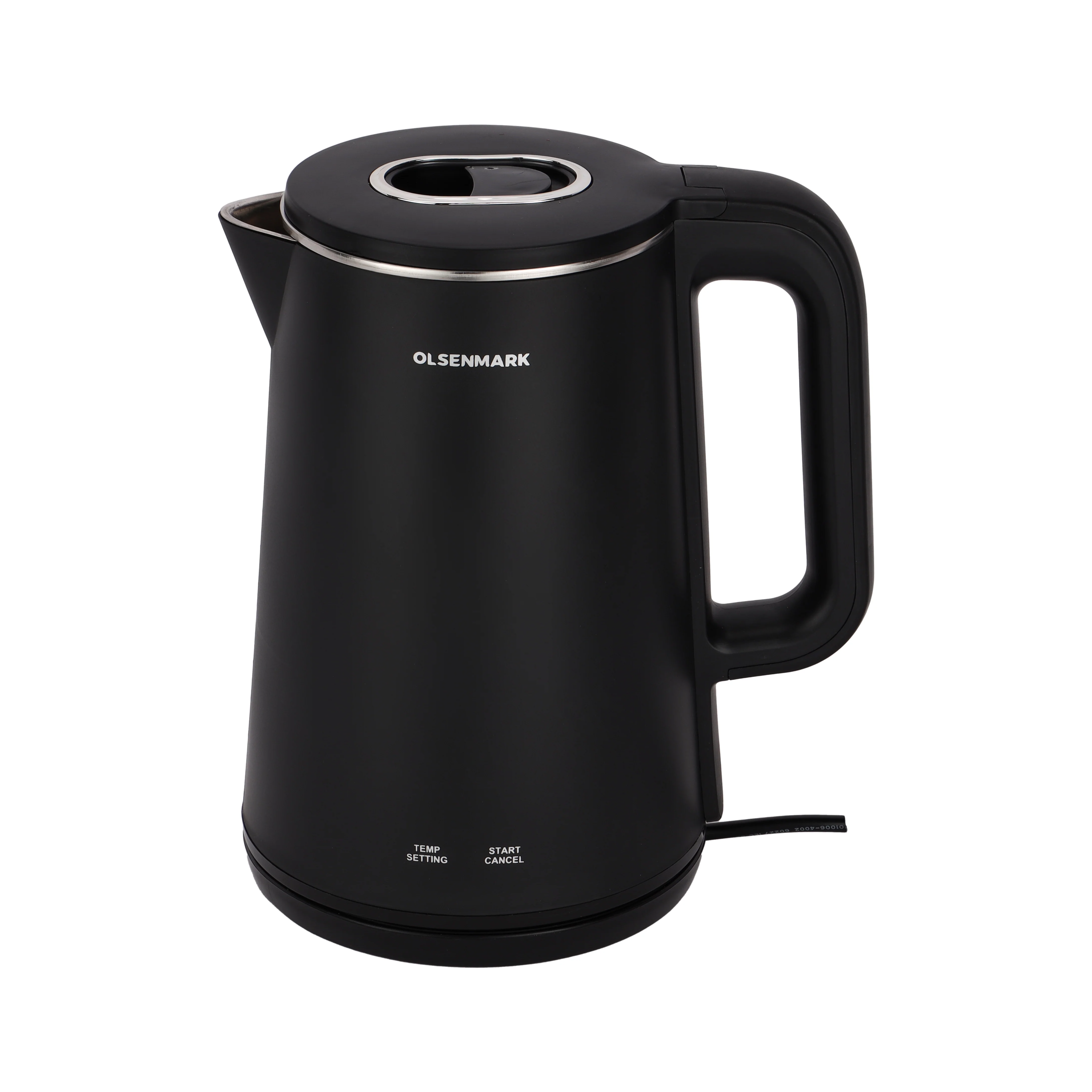 Olsenmark OMK7048 1.8L Digital Control Electric Kettle 1500W| touch panel with digital display| 4 temperature settings, 360° base and auto shut-off safety protection| - Image 2