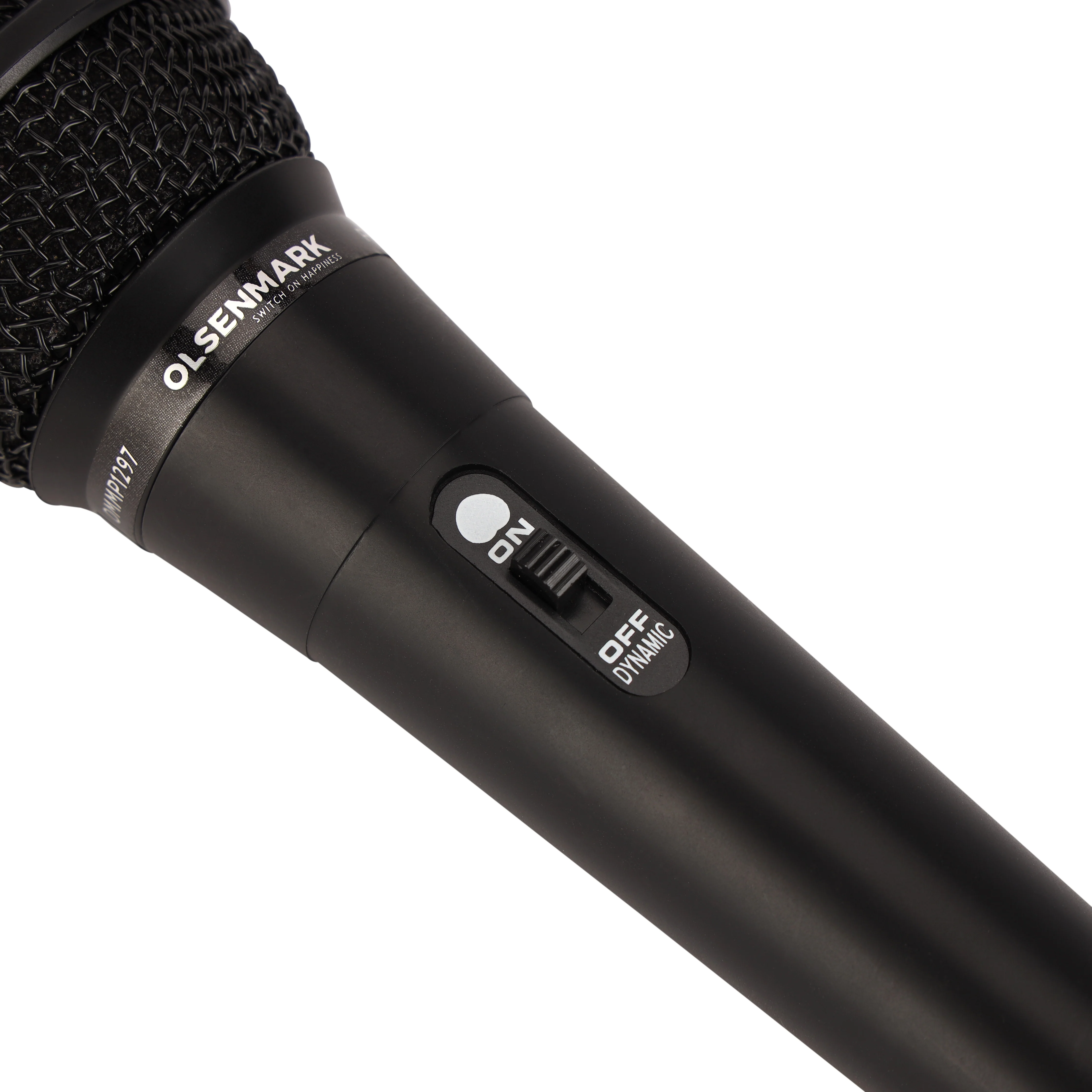 Olsenmark OMMP1297 Uni-directional Dynamic Microphone| wide frequency response with high sensitivity| clear vocal output, durable metal body and no battery required operation| - Image 5