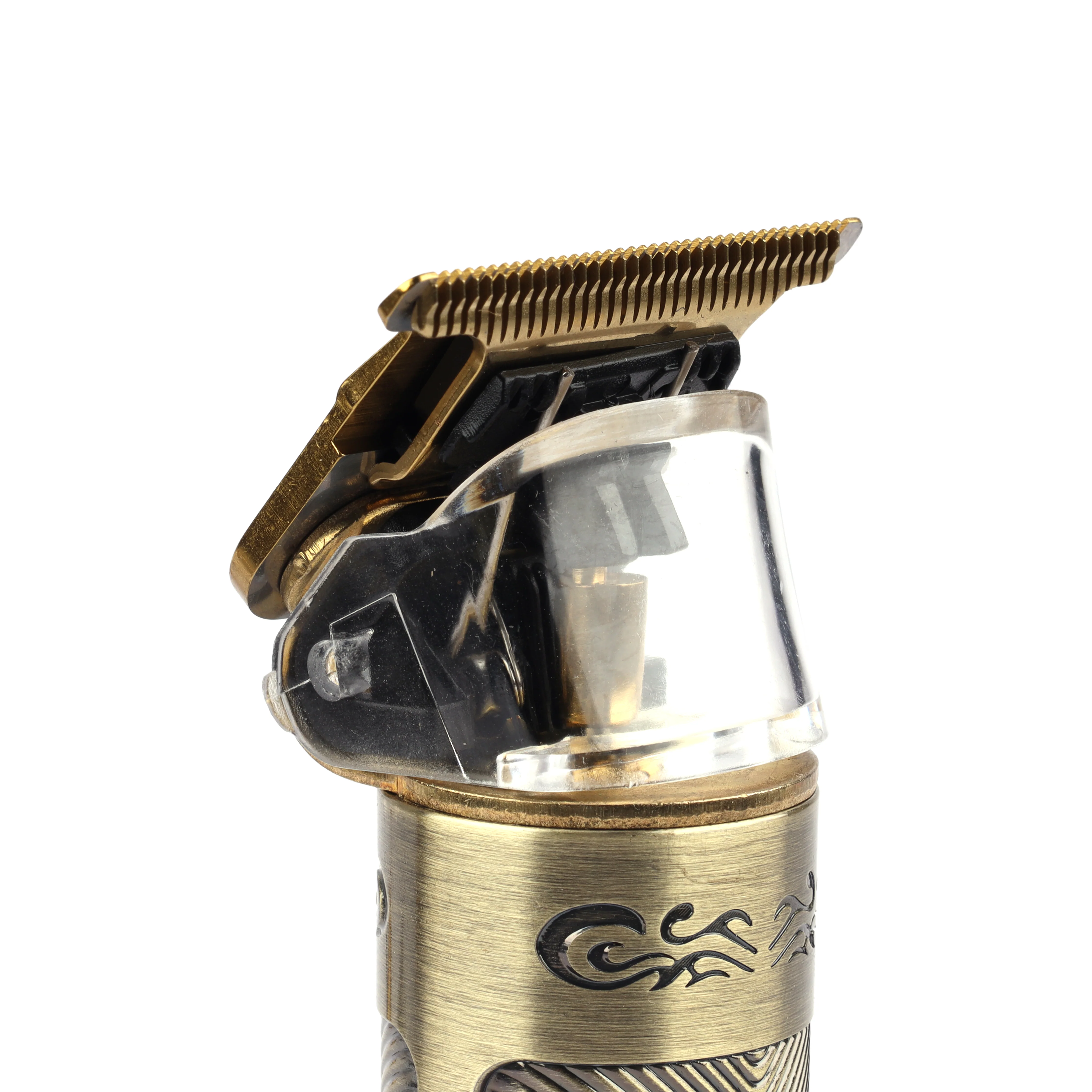 Olsenmark OMTR4124 3-in-1 men’s grooming kit| gold T-blade trimmer with Type-C USB charging & high-speed 6000RPM motor| anti-pinch system, zinc alloy body & guide combs| - Image 4