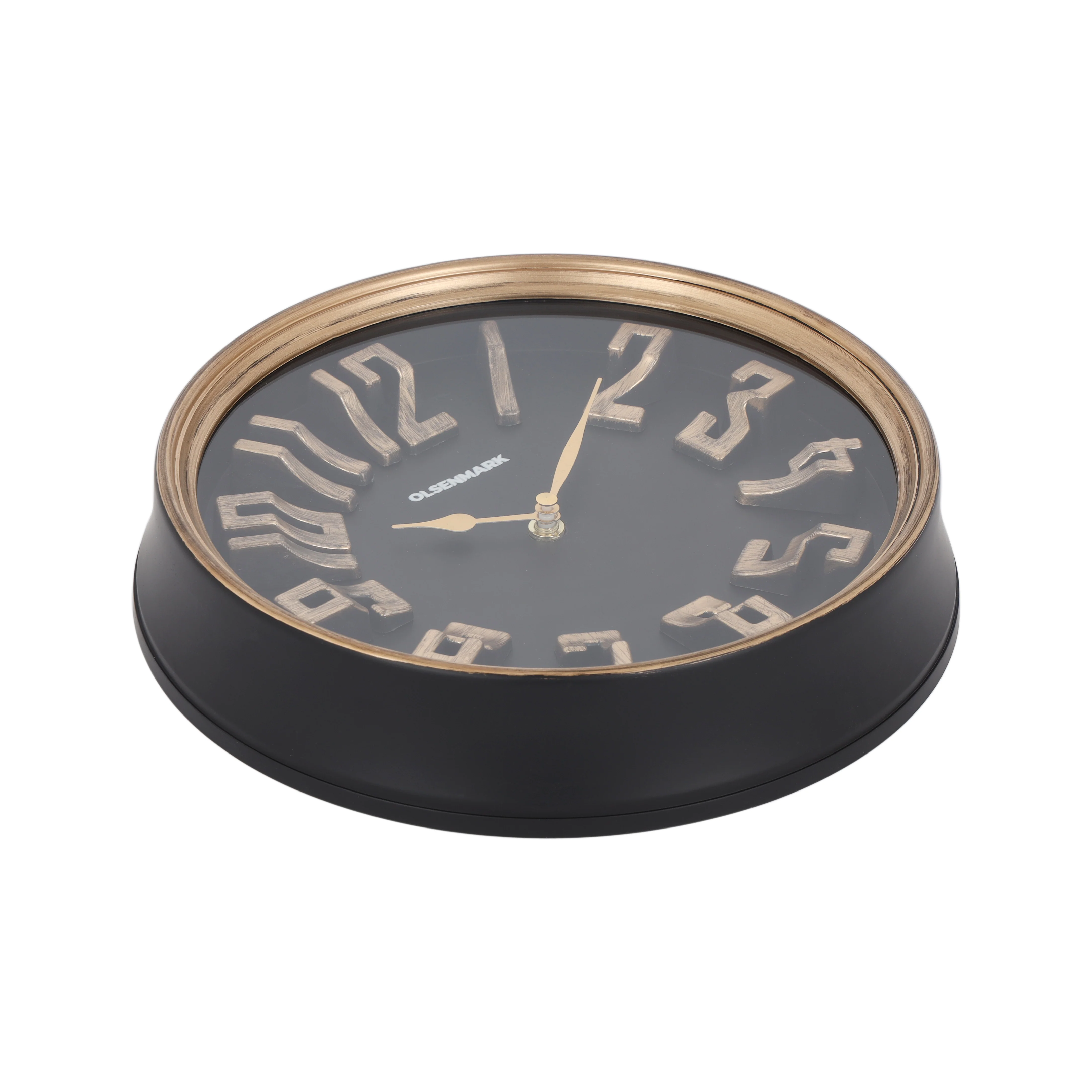 Olsenmark OMWC1936 Wall Clock | modern analog decorative design with precise quartz movement| clear easy-read numerals & silent operation, for home or office use| - Image 2