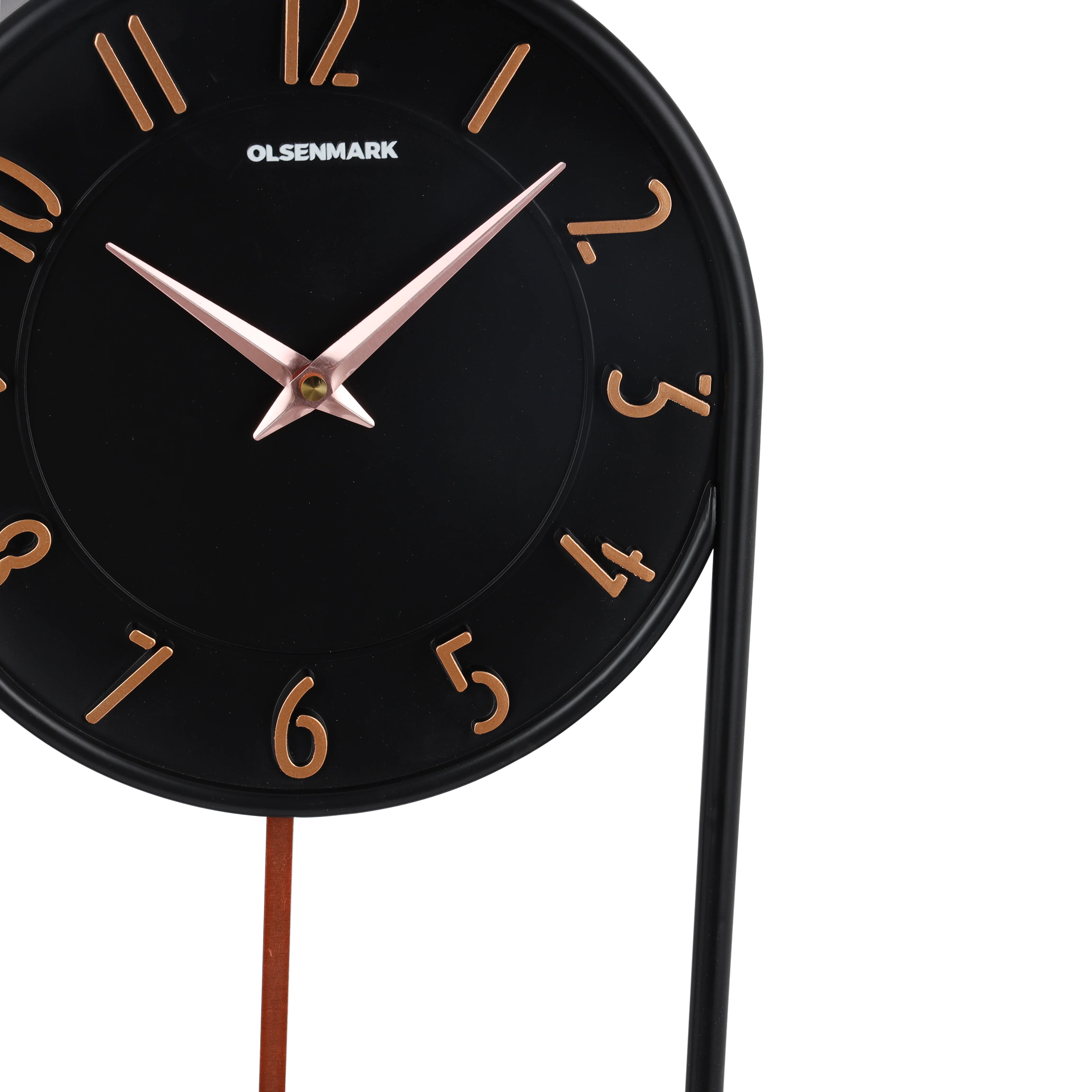 Olsenmark OMWC1939 Wall Clock with Pendulum | modern decorative design & silent quartz movement| clear dial display & elegant finish ideal for home or office décor| - Image 3