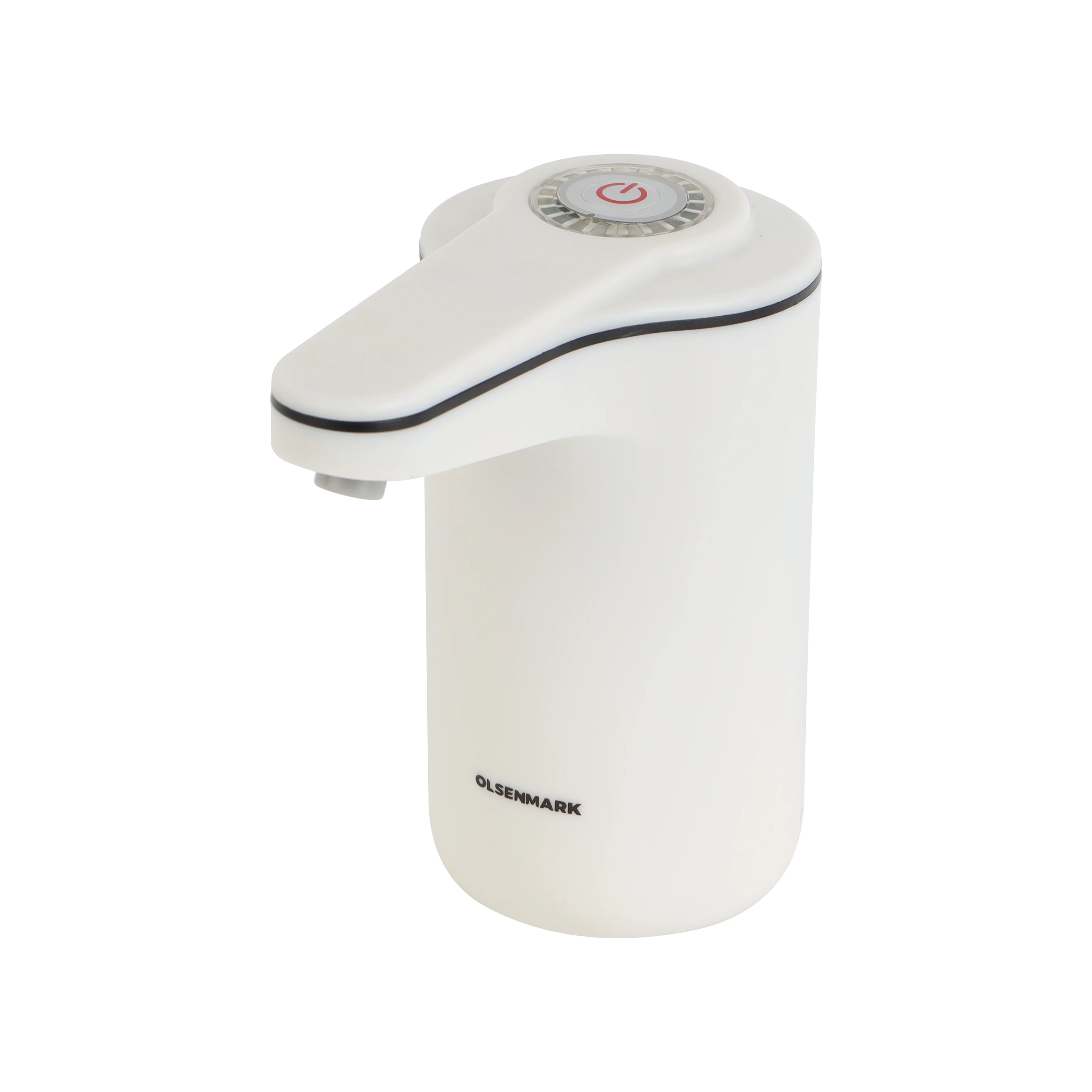 Olsenmark OMWP1853 Rechargeable Water Pump| USB charging cable, one button operation & bottle compatibility| large capacity battery, portable, for home & office|