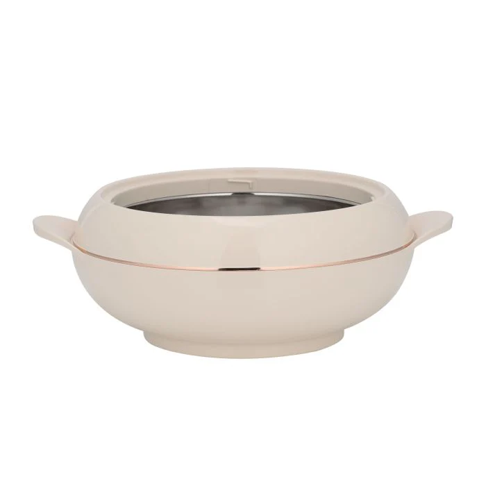 Omega Gold Insulated Casserole, Firm Twist Lock, RF11150 | Strong Handles | 1200ml Double Wall Insulated Serving Pot, Chapati Storage Box, Roti Serving Pot, Chapati Dabba - Image 3