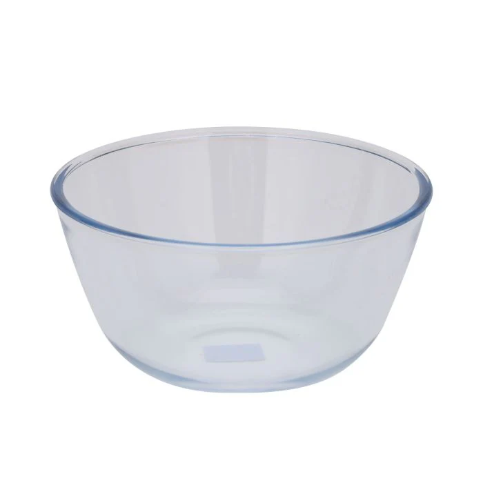 Round Borosilicate Glass Bowl, 4.45L Serving Bowl, RF10567 | Large Clear Serving Bowl | Eco-Friendly & Durable Mixing Bowl | All Purpose Bowl for Salads, Desserts, Fruit, & More - Image 2