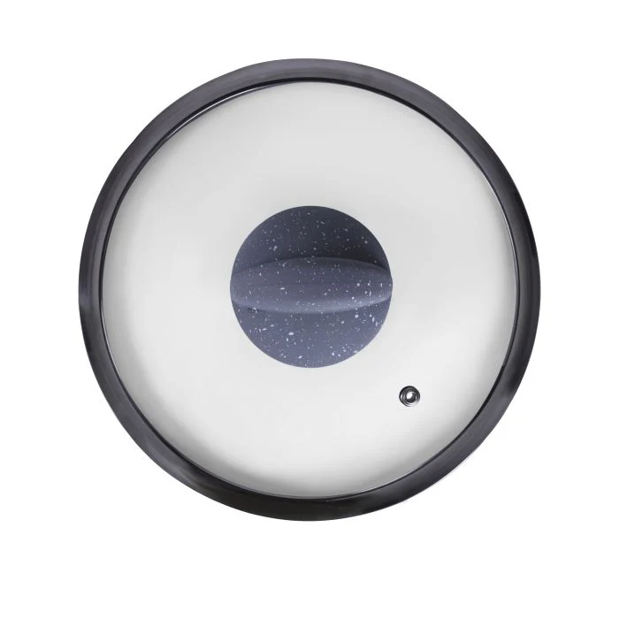 Royalford 22cm Smart Casserole with Glass Lid - Comfortable Handle, Durable, High-Quality Aluminium Construction | Non-Stick Granite Coating | Ideal for Gas, Hot Plate, Induction & Ceramic Hobs - Image 3