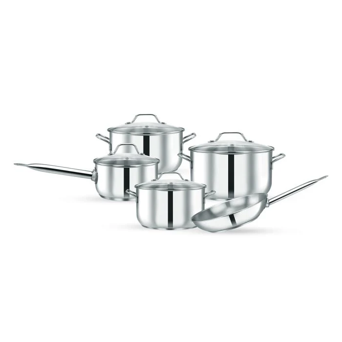 Royalford 9Pcs Stainless Steel Cookware Set - Image 4