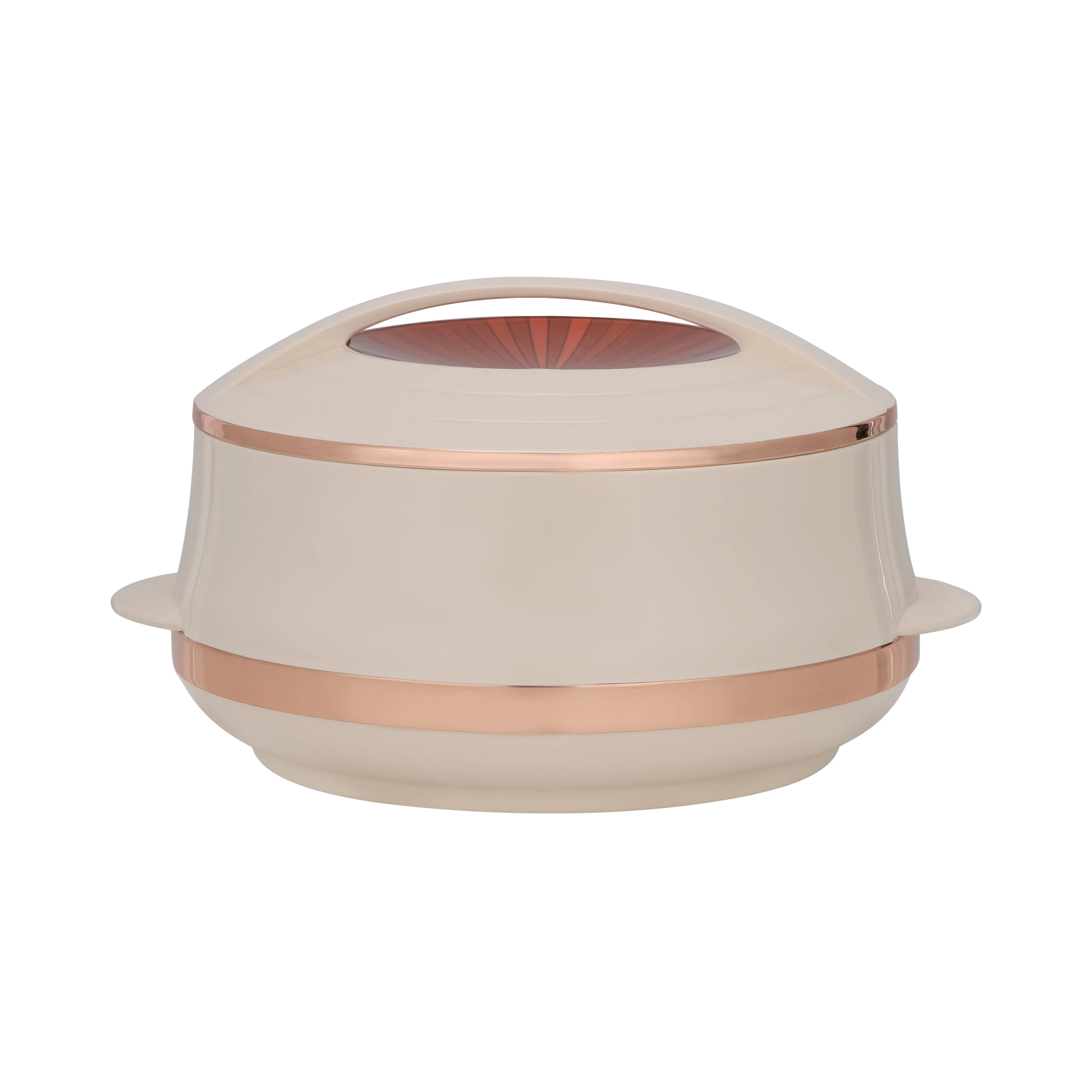 Royalford Elite Gold Insulated Casserole, Firm Twist Lock, RF11148 | Strong Handles | 6000ml Double Wall Insulated Serving Pot, Chapati Storage Box, Roti Serving Pot, Chapati Dabba