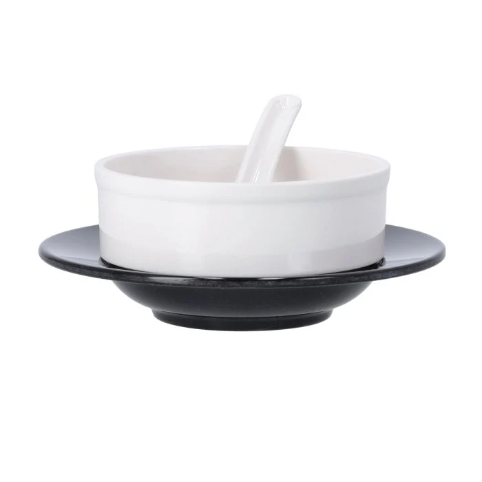 Royalford RF10061 12-Piece Premium Melamine Soup Bowl Set | Soup Bowls + Linear Bowls + Soup Spoons | Durable, Stylish & Heat-Resistant Serving Set for Soups & Starters - Image 4