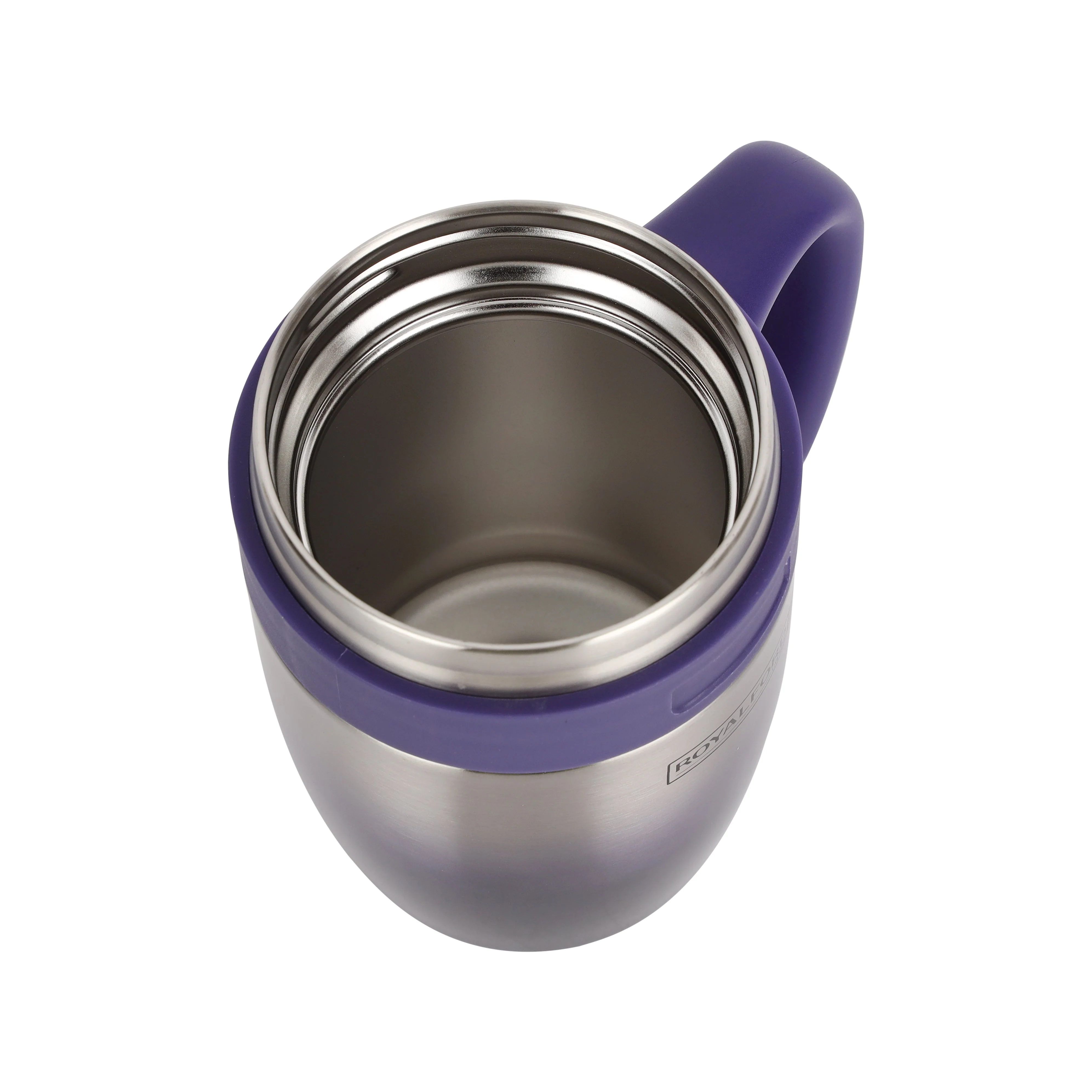 Royalford RF10181 Vacuum Mug 450ml | Premium Double Wall Stainless Steel Insulation | Long-Lasting Hot & Cold Temperature Retention | Secure Lock Lid | Travel-Friendly - Image 4