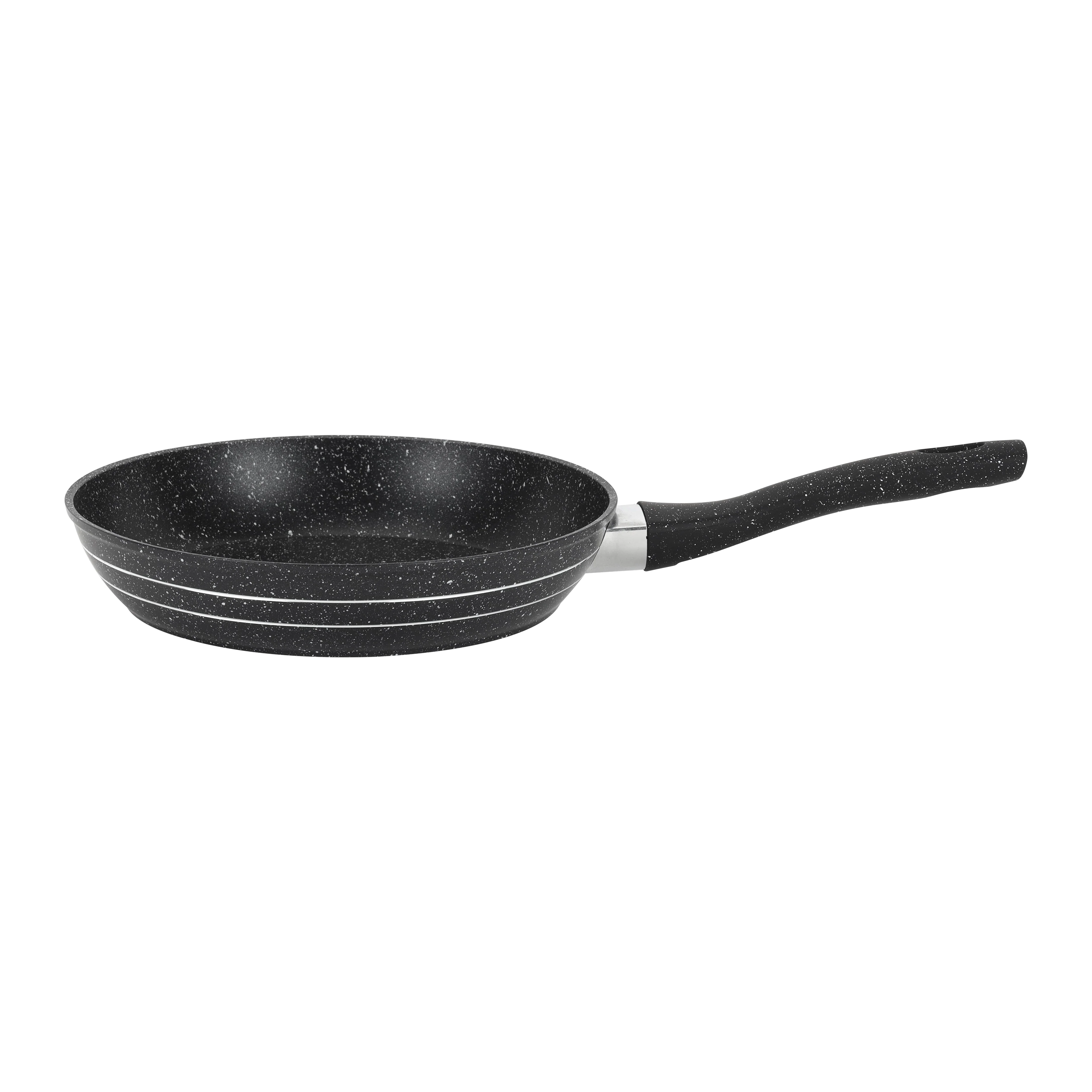 Royalford RF11870 24cm Smart Granite Frypan | Forged Aluminium Non-Stick Pan | 5 Layer Construction | Extra-Thick Induction Base and Soft-Touch Stay Cool Handle - Image 2