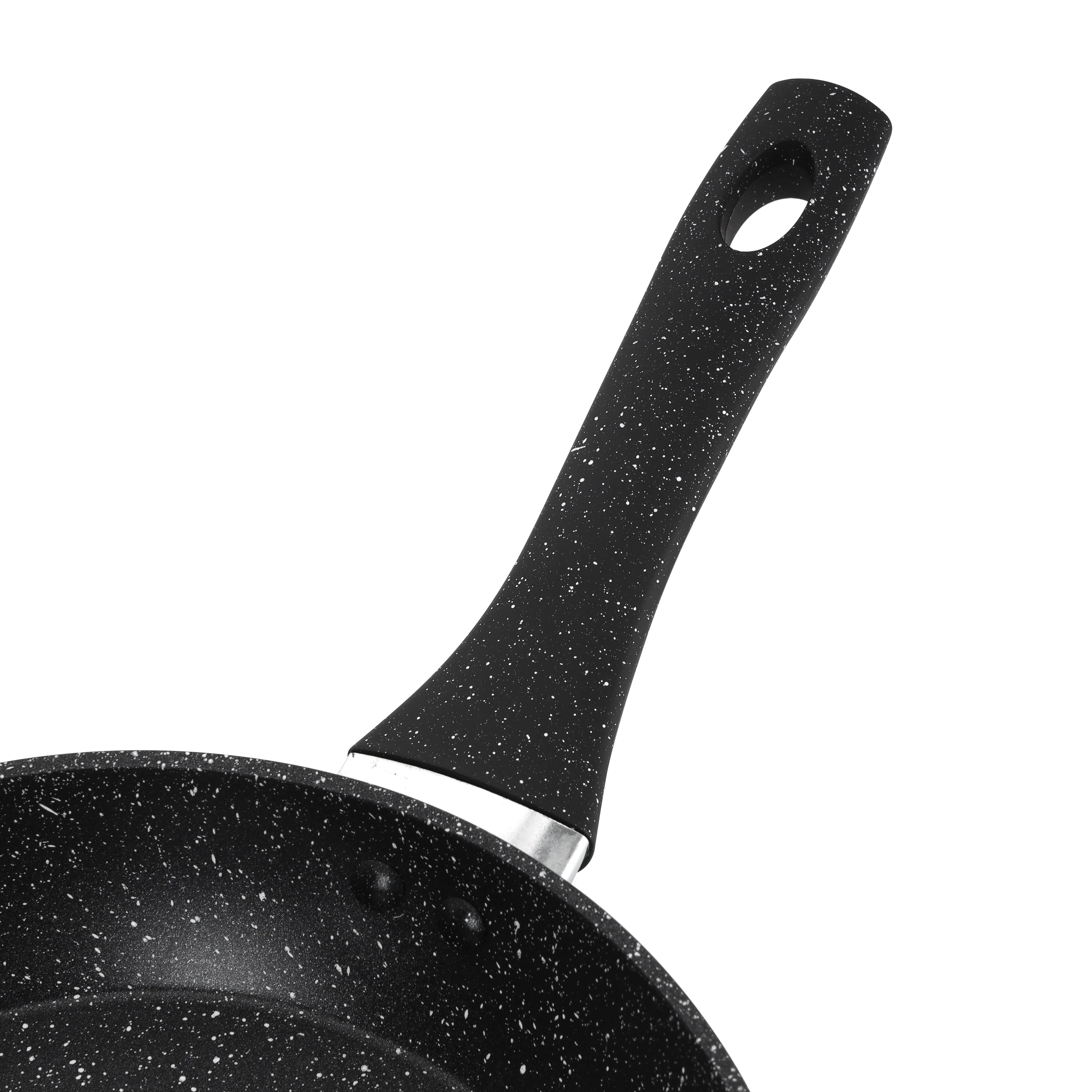 Royalford RF11870 24cm Smart Granite Frypan | Forged Aluminium Non-Stick Pan | 5 Layer Construction | Extra-Thick Induction Base and Soft-Touch Stay Cool Handle - Image 5