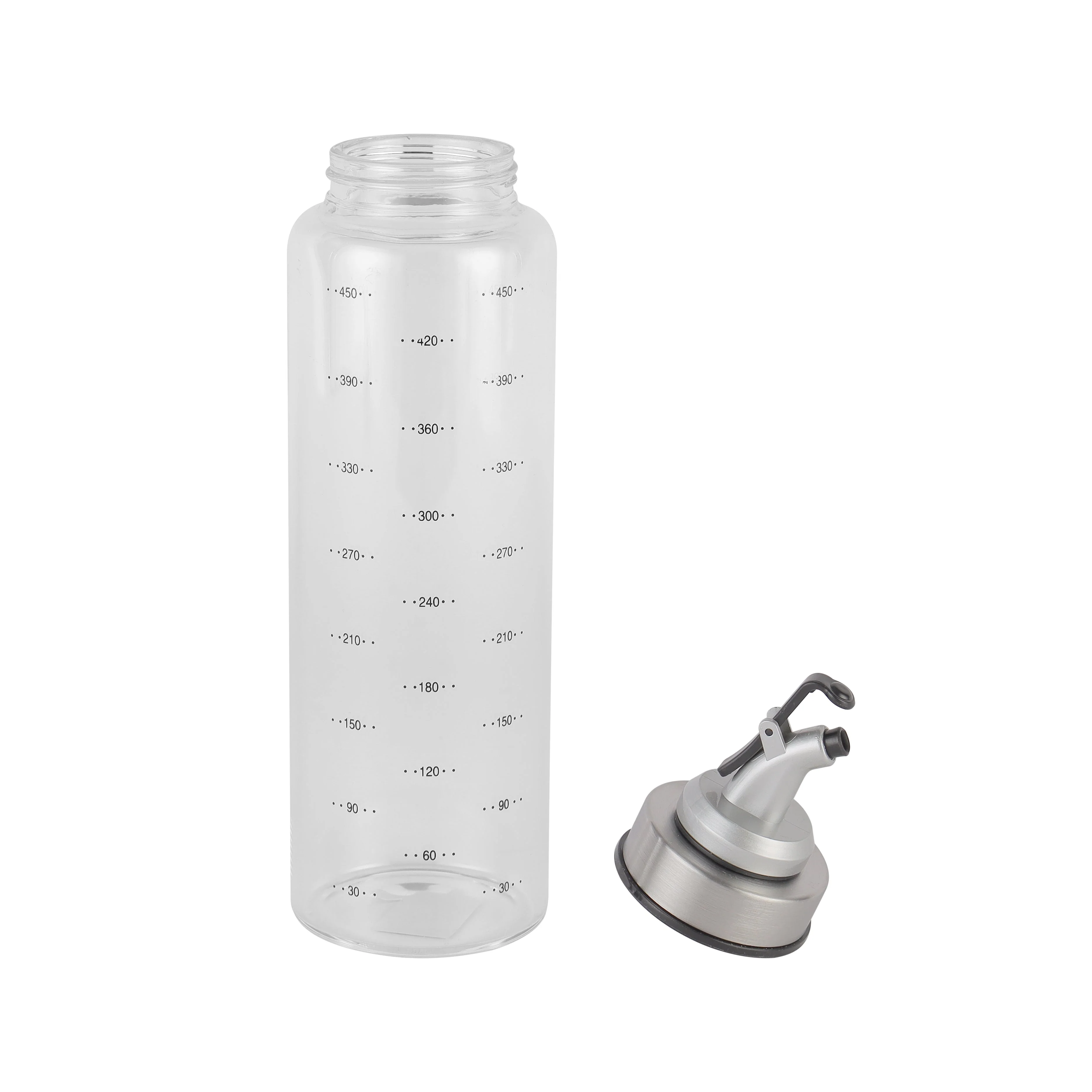 Royalford RF11928 Oil Bottle | 500ml Borosilicate Glass Dispenser | Stainless Steel Pouring Spout | BPA Free Kitchen Oil & Vinegar Bottle with Measurement Markings - Image 3
