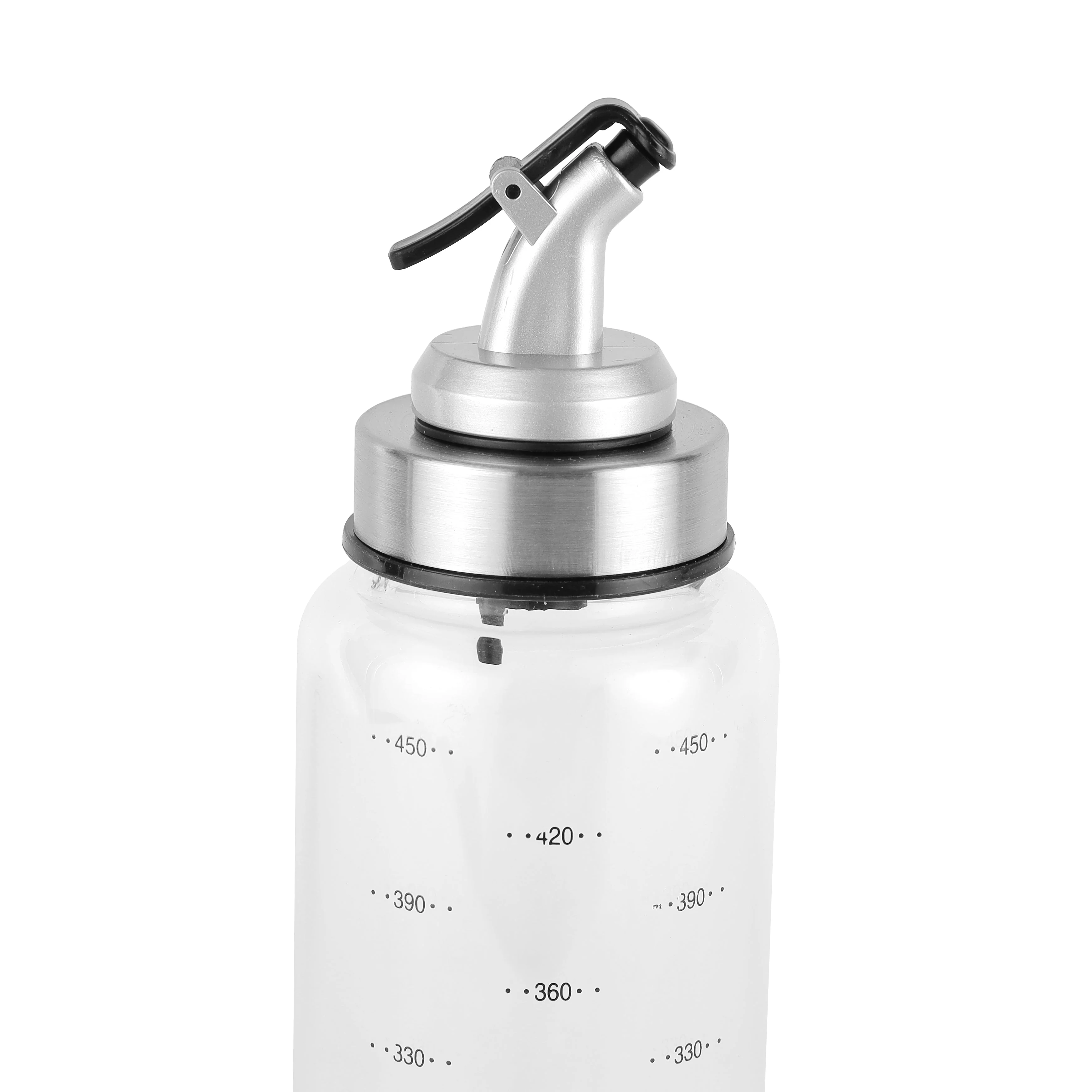 Royalford RF11928 Oil Bottle | 500ml Borosilicate Glass Dispenser | Stainless Steel Pouring Spout | BPA Free Kitchen Oil & Vinegar Bottle with Measurement Markings - Image 4