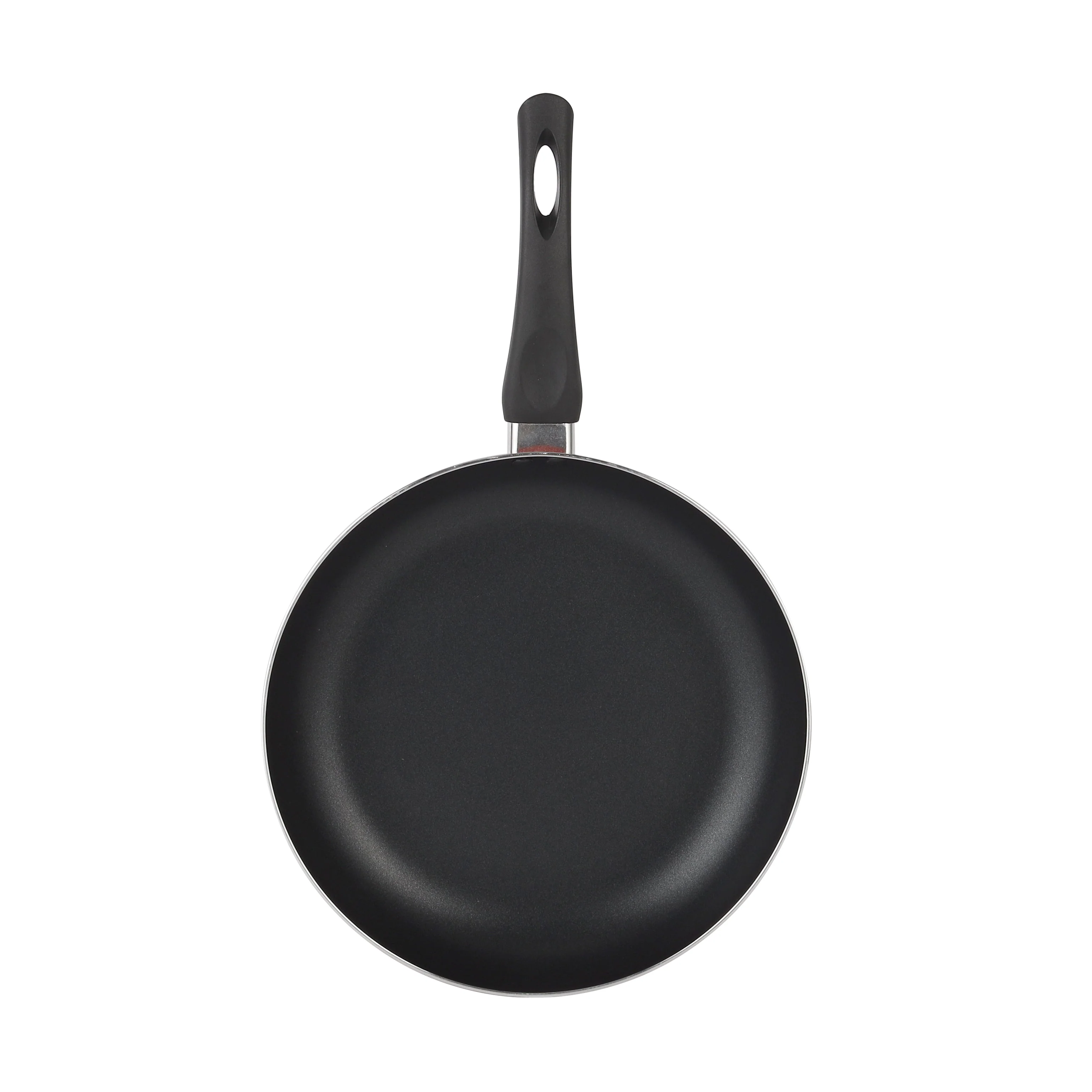 Royalford RF11976 24CM Aluminium Non-Stick Frypan | Tempered Glass Lid | 3-Layer PTFE & PFOA Free Coating | Durable Bakelite Handle for Gas & Induction Cooking - Image 4