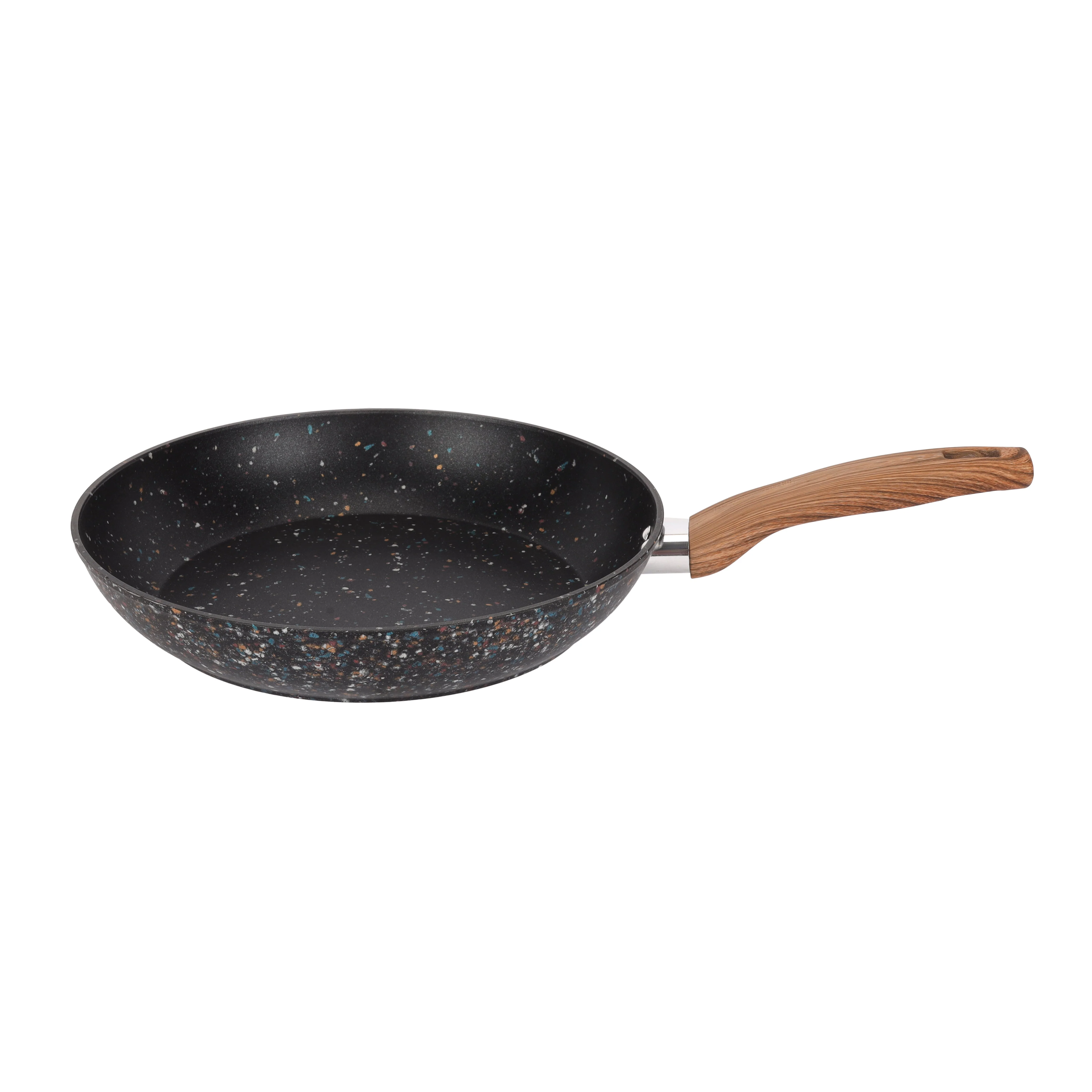 Royalford RF12014 30cm Forged Aluminium Frypan | Multistone Granite Non-Stick Coating| Extra-Thick Induction Bottom| PFOA-Free Soft-Touch Handle | Durable Forged Body - Image 2