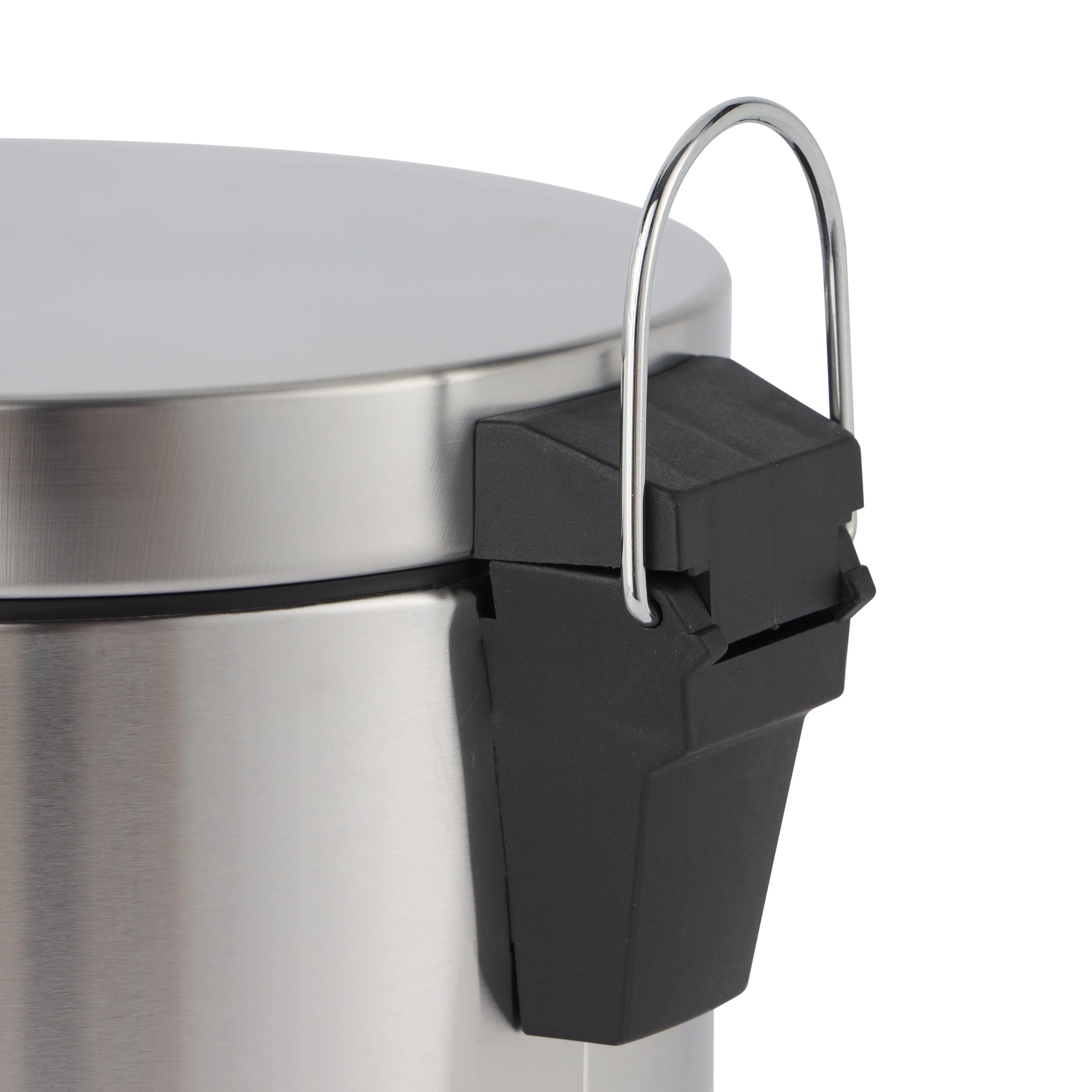 Royalford RF12089 5L Stainless Steel Pedal Bin |Hands-Free Foot Pedal| Soft Close Lid| Removable Inner Bucket| Rust-Resistant Trash Can for Kitchen, Bathroom & Office Use - Image 5