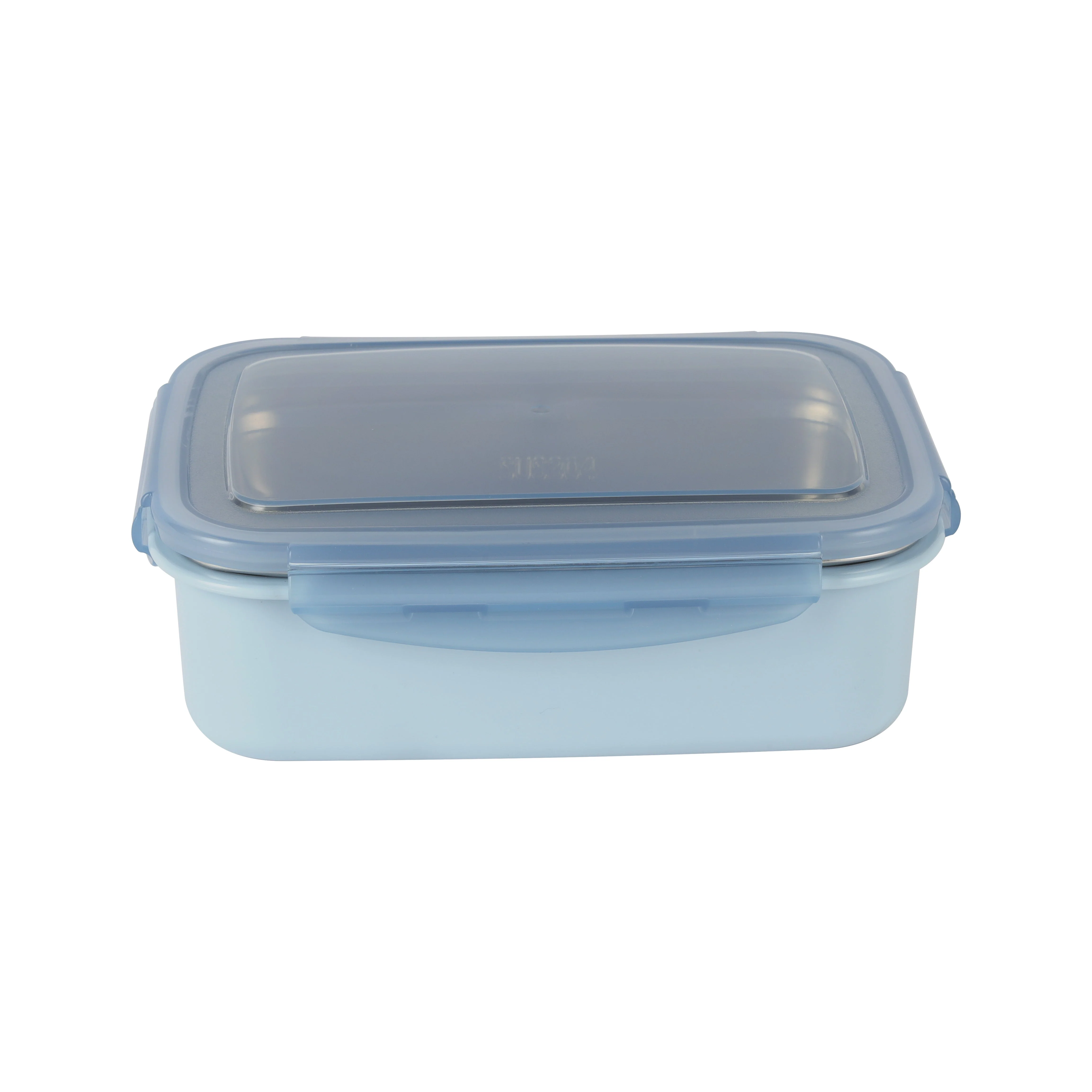 Royalford RF12187 850ML Lunch Box with Stainless Steel Tray and Spoon | BPA Free Leak-Proof Food Container | 4-Side Lock Lid | Freezer Safe | Durable PPE Outer Body - Image 4