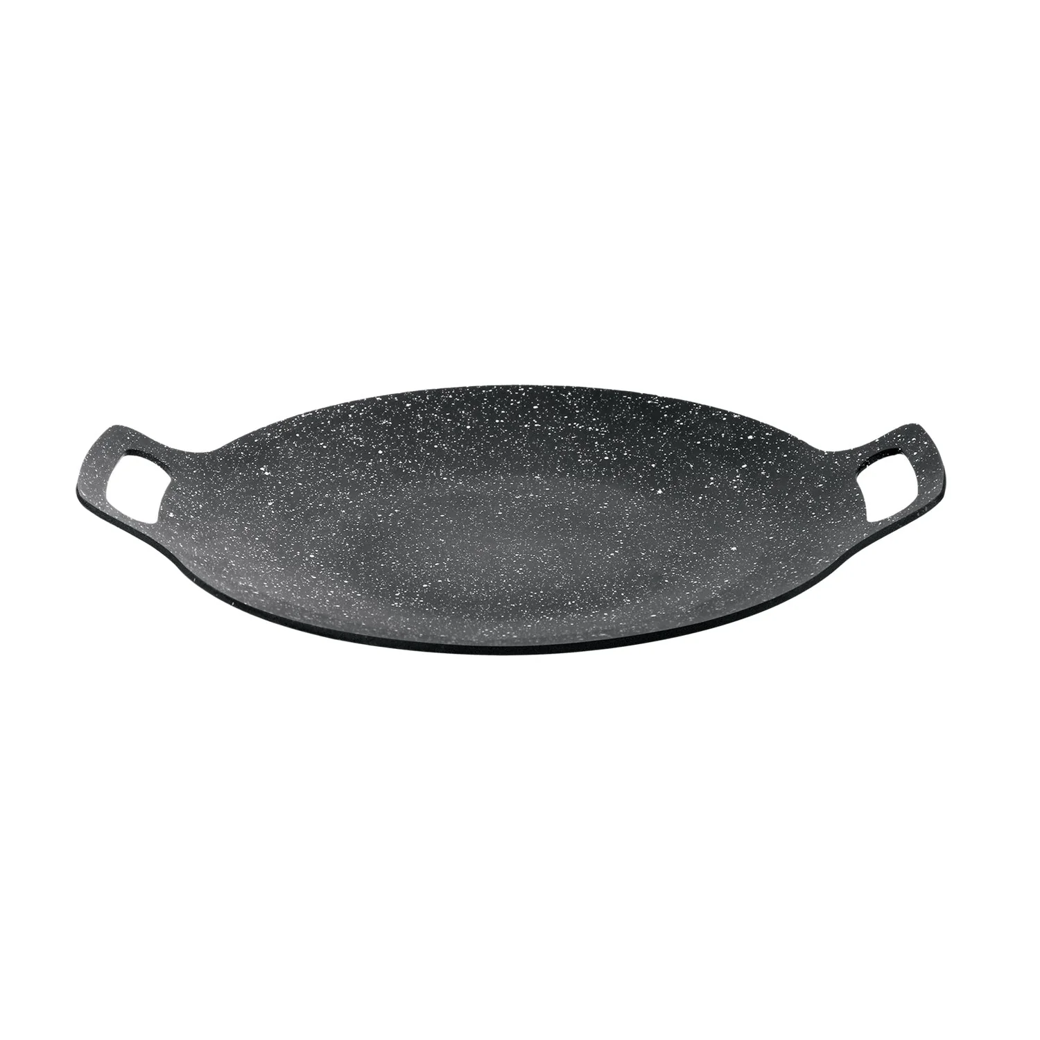 Royalford RF12506 30CM Granite Coated Deep Tawa | Die-Cast Aluminium Non-Stick Flat Pan | PTFE & PFOA Free | Thick Base | Suitable for Gas, Ceramic & Halogen Cooktops