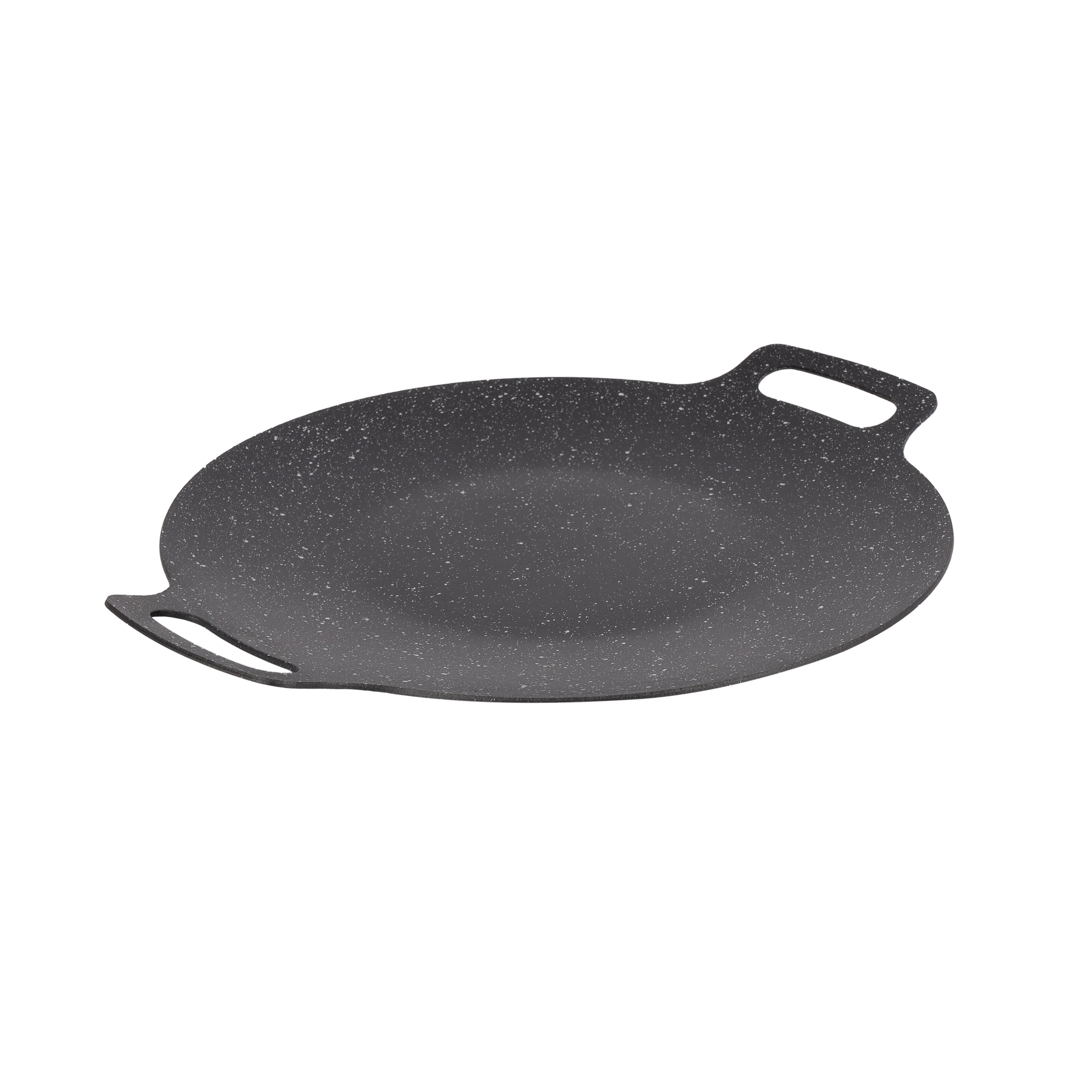Royalford RF12506 30CM Granite Coated Deep Tawa | Die-Cast Aluminium Non-Stick Flat Pan | PTFE & PFOA Free | Thick Base | Suitable for Gas, Ceramic & Halogen Cooktops - Image 3
