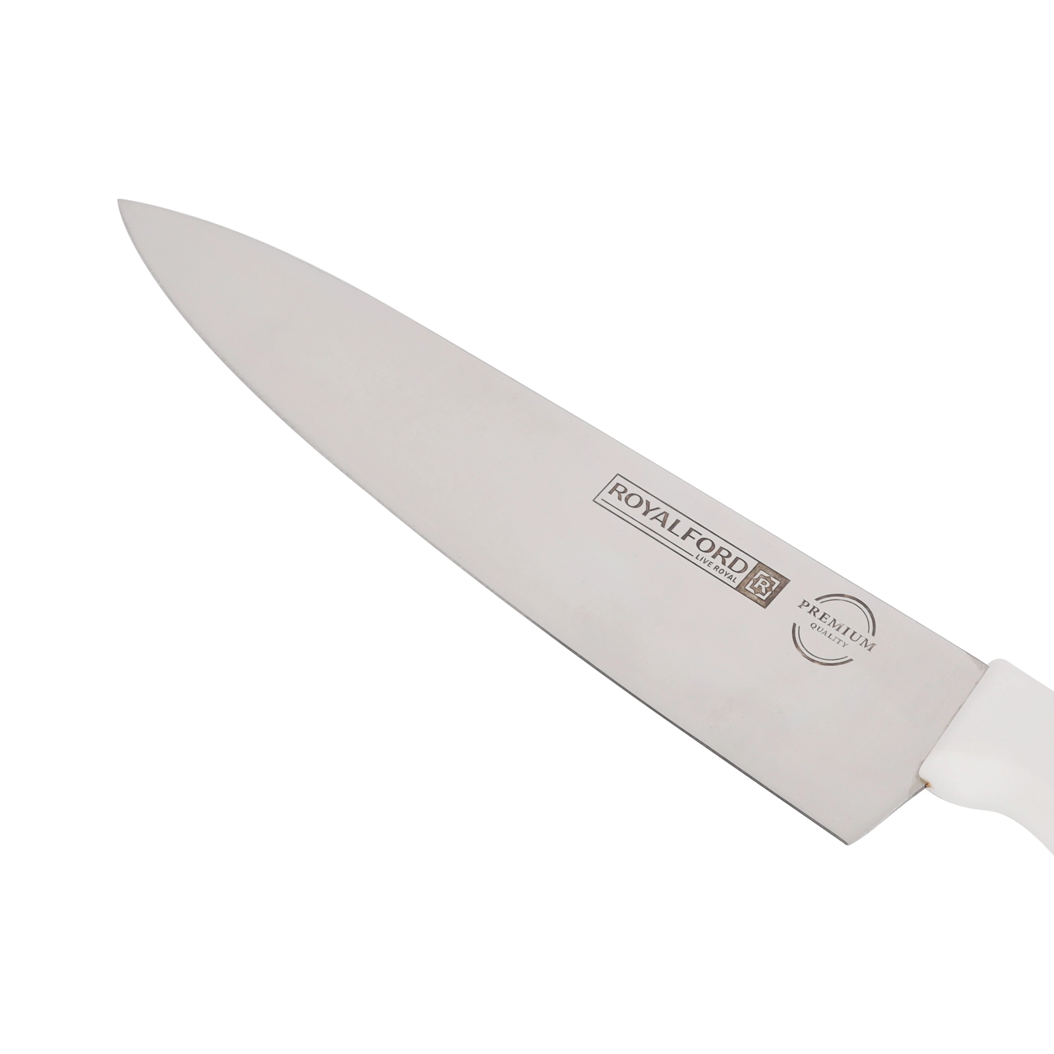 Royalford RF12556 10 Inch Chef Knife |Stainless Steel Blade Kitchen Cutting Knife Ergonomic PP Handle | Multipurpose Knife for Chopping, Slicing, Dicing Meat & Vegetables - Image 5