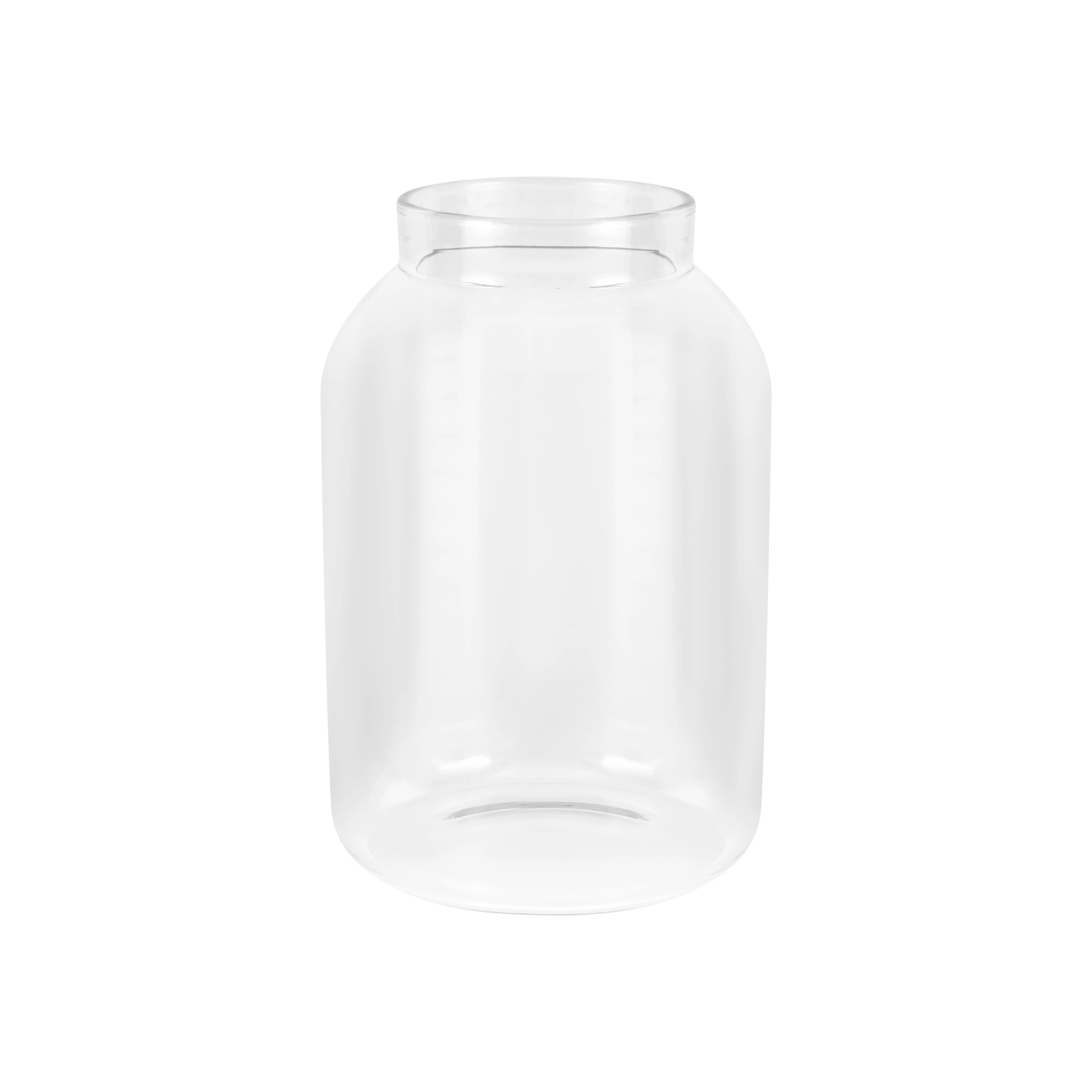 Royalford RF12794 Borosilicate Glass Storage Jar | Bamboo Lid Airtight Food Container | BPA Free Kitchen Jar for Dry Foods, Snacks & Pantry Storage Durable Clear Glass - Image 3