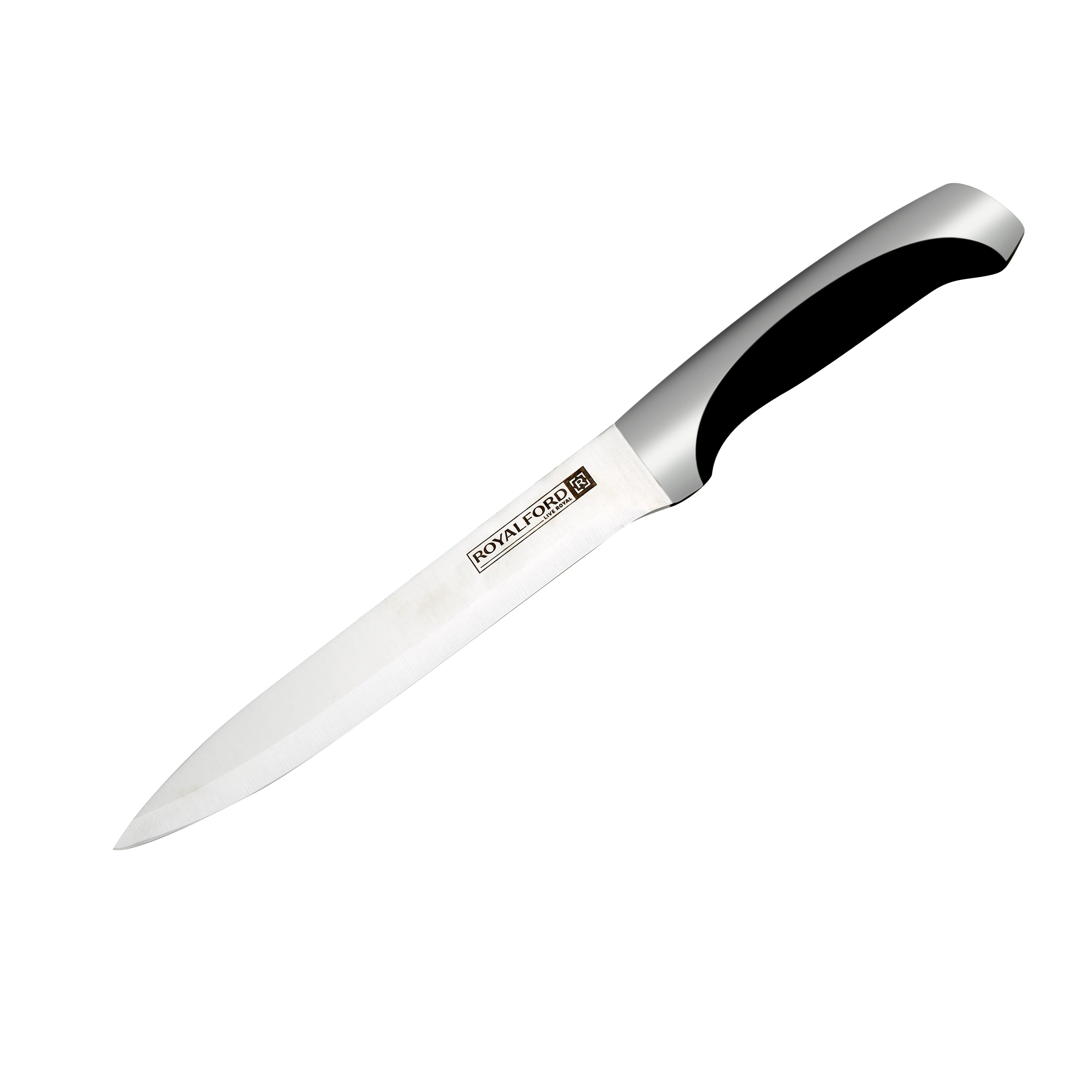 Royalford RF1804-UK 5.5 Inch Utility Knife |Stainless Steel | Sharp Multipurpose Cutting Knife | Ergonomic Non Slip Handle | Durable Blade For Home & Restaurant Use - Image 4