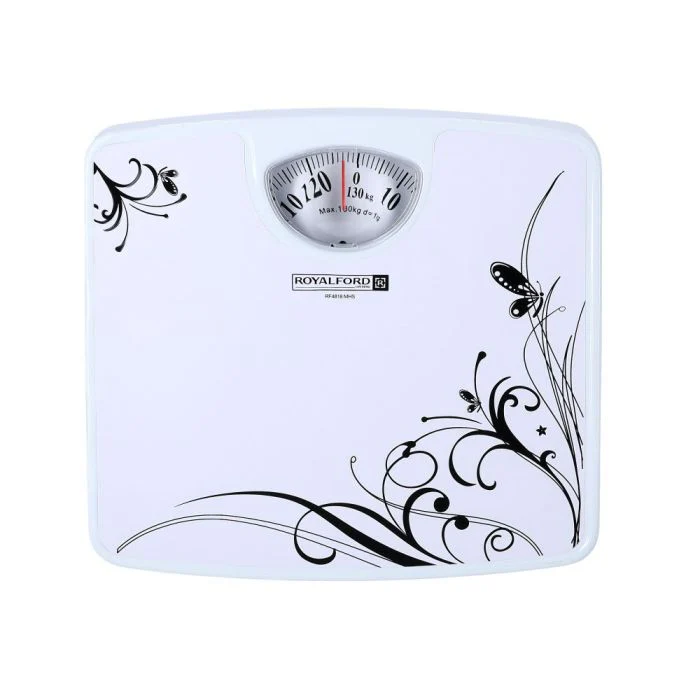 Royalford RF4818 Weighing Scale - Analogue Manual Mechanical Weighing Machine for Human Body-Weight Machine, 130Kg Capacity, Bathroom Scale, Large Rotating dial, Compact - Image 3