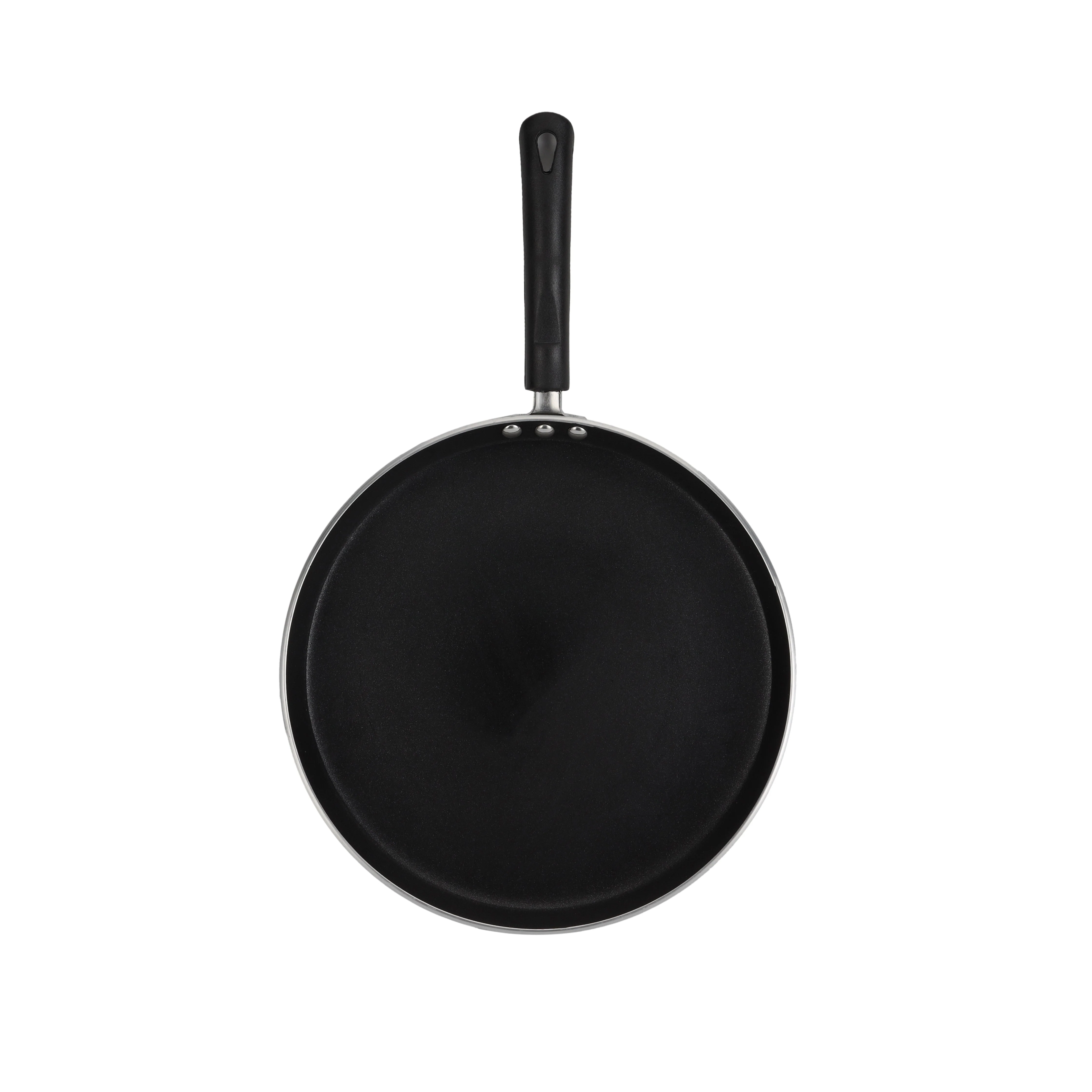 Royalford RF5332 Non-Stick Dosa Tawa 28cm | 3 Layer DuPont Coated Aluminium Flat Pan | Suitable for Dosa, Roti, Chapati with Even Heat Distribution for Everyday Cooking - Image 3