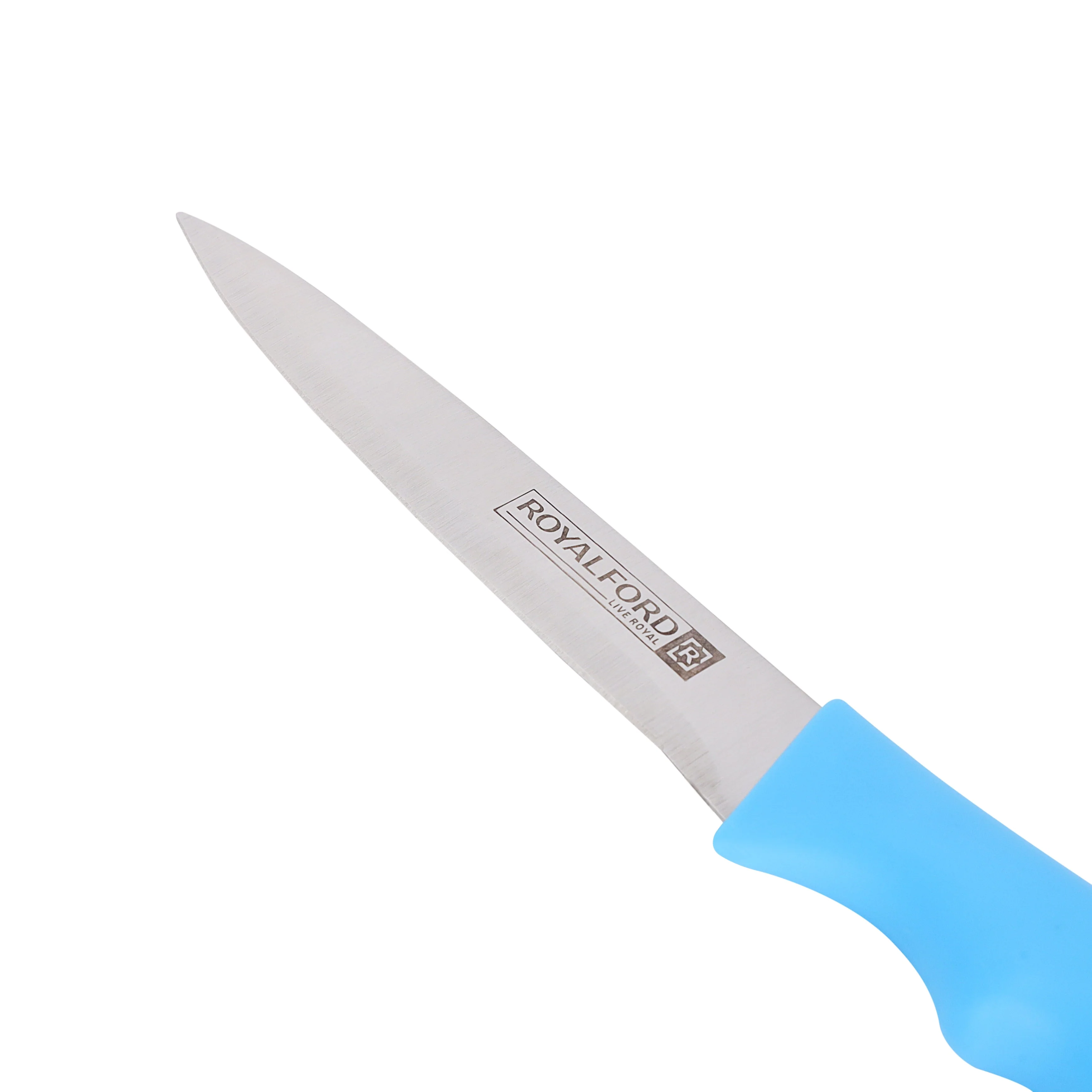 Royalford RF5387 Utility Knife Set | 3 Pieces Stainless Steel Kitchen Knives with Ergonomic Non-Slip Handles | Multipurpose Cutting Knives for Fruits, Vegetables & Meat - Image 4