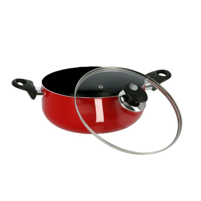 Royalford RF6440 Non-Stick Ceramic Casserole with Glass Lid 24 cm- Durable Non-stick Coating, High-Quality Construction with Comfortable Resistant Handle | Non-Stick Dish for Gas, Induction & Ceramic Hobs - Image 4