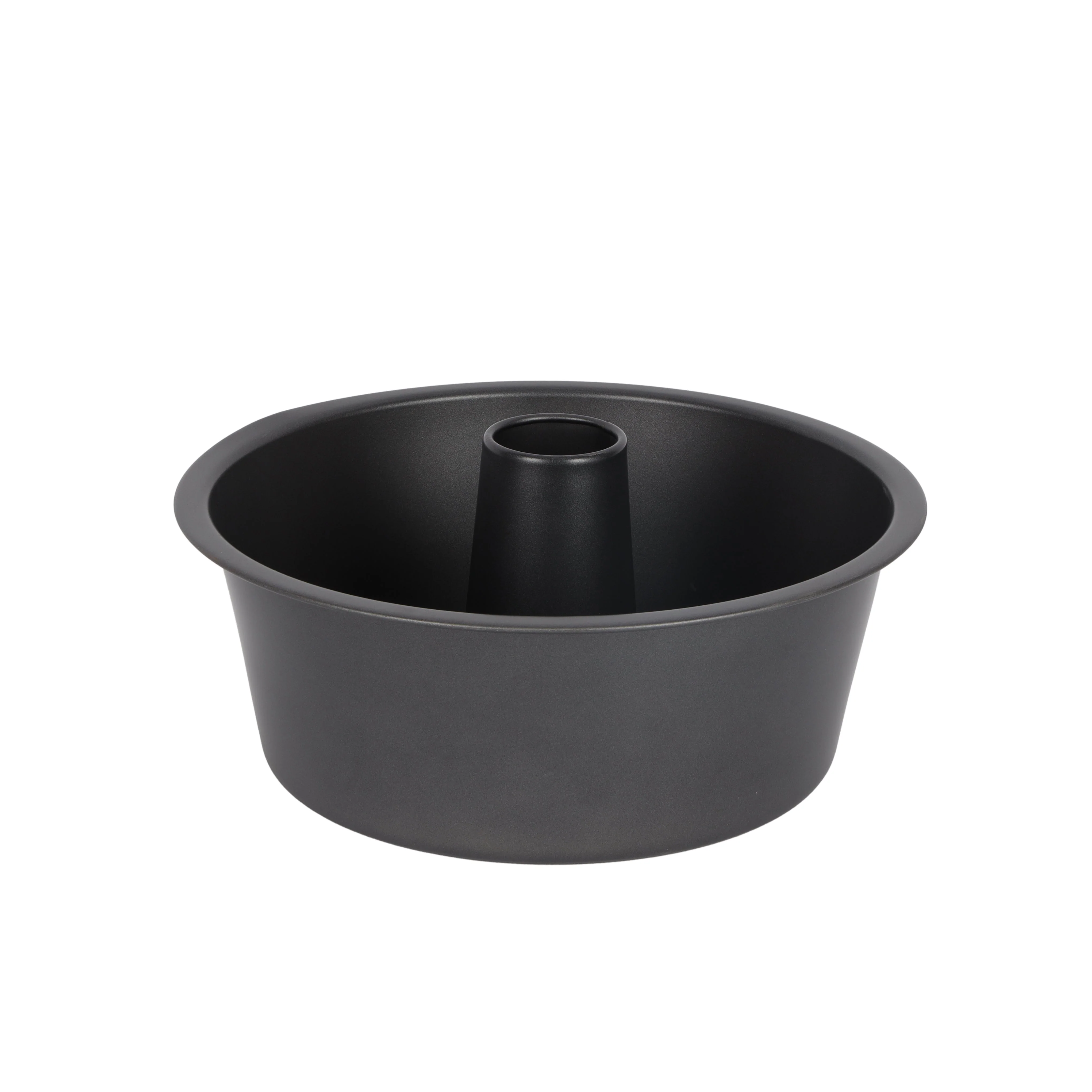 Royalford RF7035 Angel Food Cake Pan | Carbon Steel Non-Stick Round Tube Baking Pan for Chiffon, Sponge, Pound & Bundt Cakes | Even Heat Distribution & Easy Release