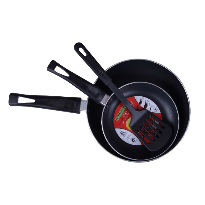Royalford RF7802OR 2-Piece Non-Stick Frypans Set | Nylon Turner | 18cm & 24cm Aluminium Frying Pans | 2.8mm Thick | Gas & Electric Compatible, Suitable For Daily Use - Image 3