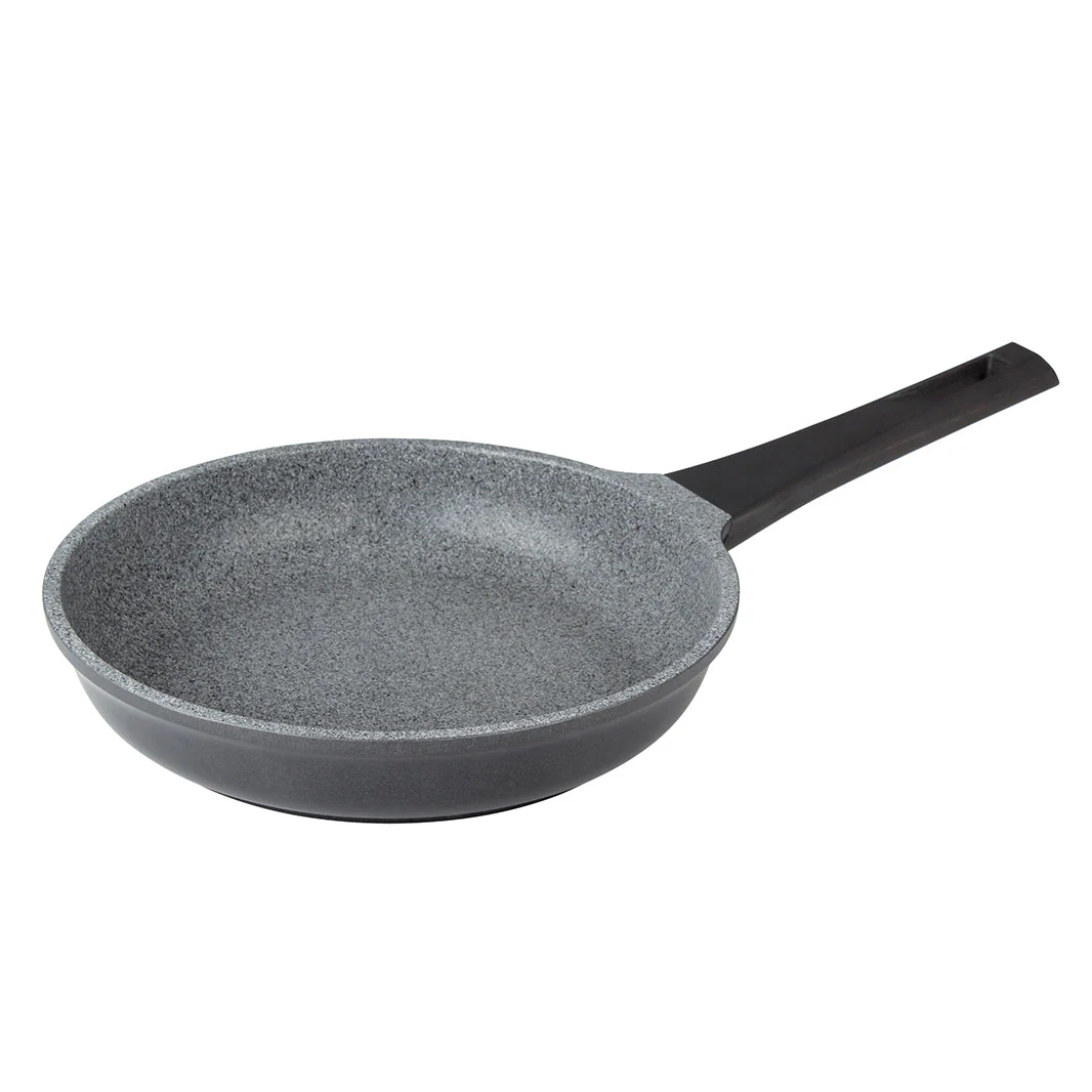 Royalford RF8595 26cm Die Cast Aluminium Fry Pan | Marble Non-Stick Cookware | Induction Bottom Bakelite Handle Perfect for Gas, Electric, Ceramic & Induction Cooking