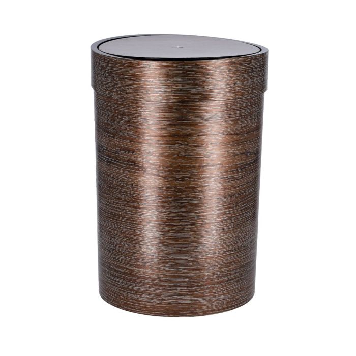 Royalford RF8693 8L Dust Bin - Swing top Lid, Durable Design, Unique Wood Finishing and Polymer Material - Trash Bin Perfect for Home or Office Use - Easy to Clean, Smooth Polishing Surface & Stylish Design - Image 8