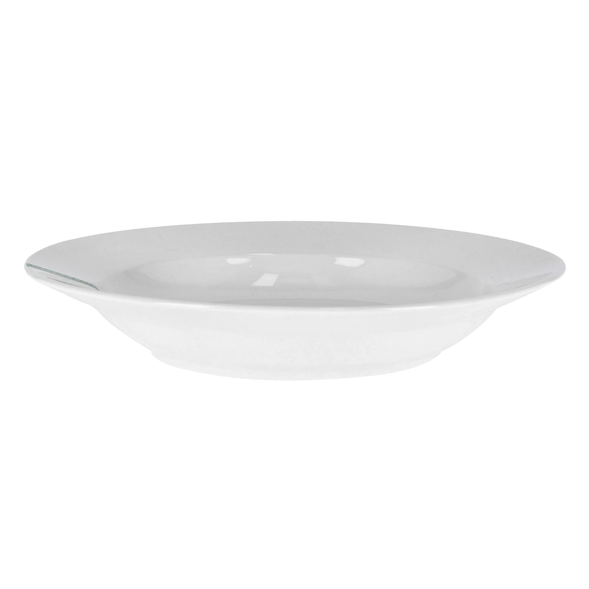 Royalford RF8761 8 Inch Porcelain Round Deep Plate | Classic White Deep Plate for Curries, Pasta, Rice Dishes, Noodles & Daily Dining Use at Home or Restaurants - Image 3