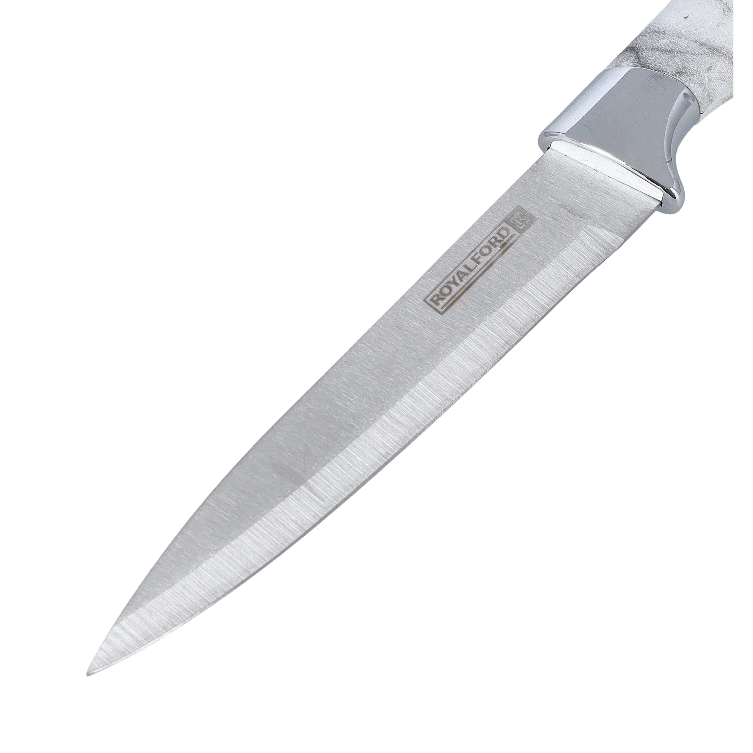 Royalford RF9534 5 Inch Utility Knife | Marble Handle Stainless Steel Kitchen Knife for Fruits & Vegetables with Extra Sharp Blade | Ergonomic Grip and Durable Design - Image 5