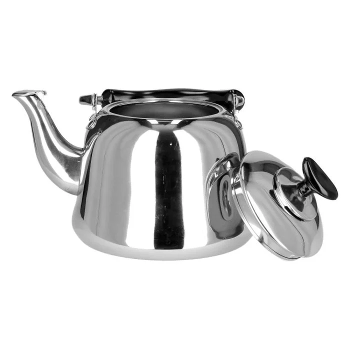 Royalford RF9563 1L Stainless Steel Whistling Kettle - Portable Whistling Tea Kettle with Heat Resistant Handle | Ergonomic Pouring Spout | Compatible with Gas, Induction, Hot Plate, Halogen, & Ceramic Tops - Image 3