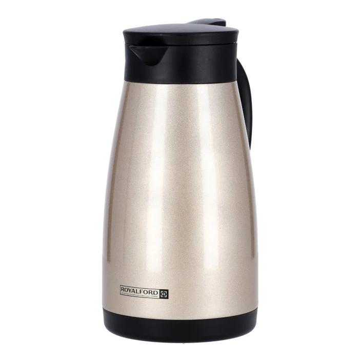 Royalford RF9701 1.5L Coffee Pot - Portable Heat Insulated Thermos for Keeping Hot/Cold Vacuum Insulation | Stainless Steel Inner Pot | Coffee, Hot Water, Tea, Beverage | Ideal for Commercial & Outings - Image 10
