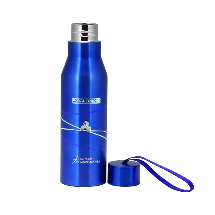 Royalford RF9866 Vacuum Bottle 950ml | Stainless Steel Double Wall Insulated Water Bottle| Keeps Drinks Hot & Cold for Long Hours | Leak Resistant | Portable Design - Image 2